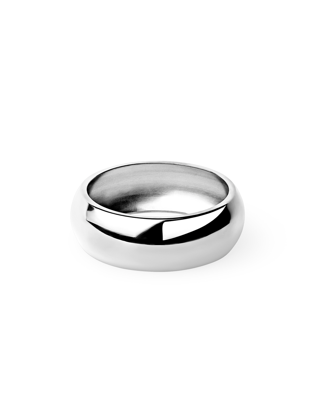 Chunky Bangle Bracelet Silver 925 silver plated steel