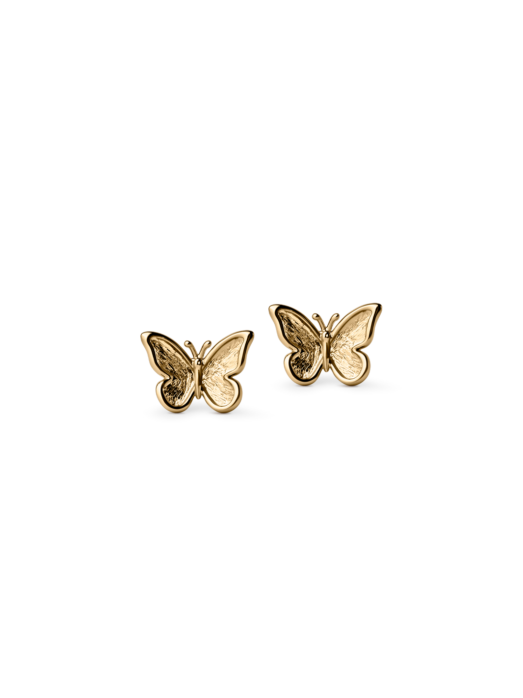 midi butterfly earrings waterproof 18k gold PVD plating