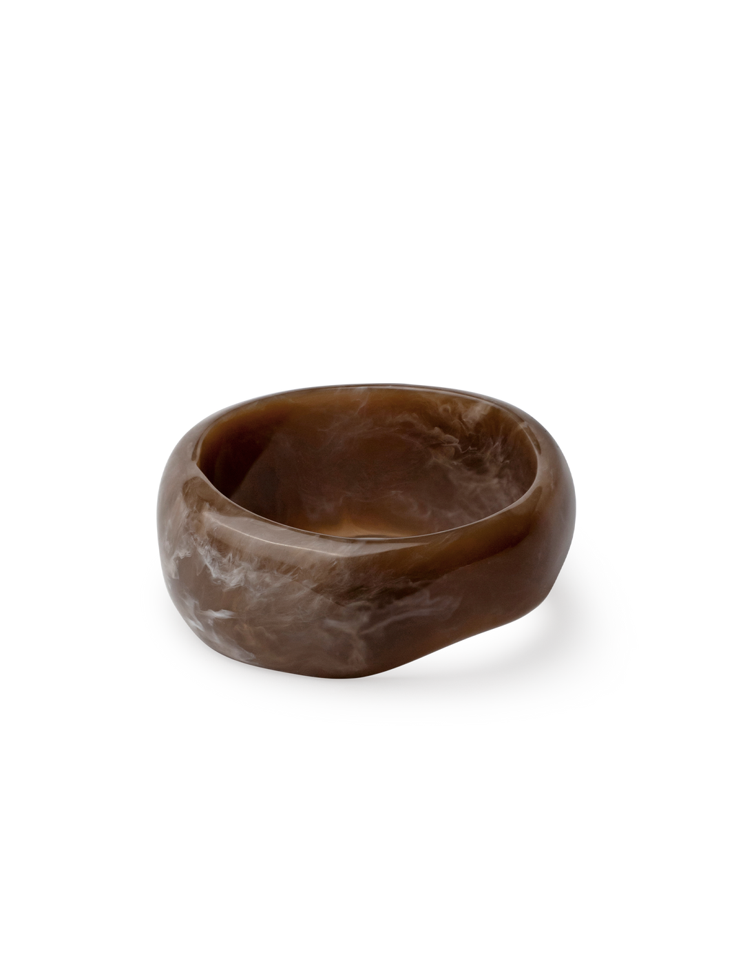 Resin Bangle Bracelet Taupé