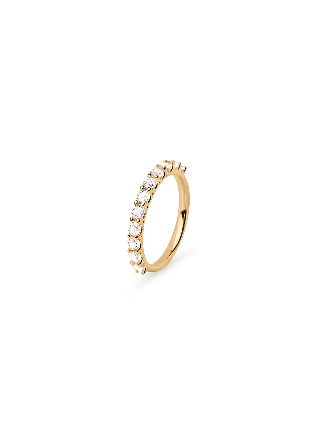 Amore Zirconia Ring 18k gold plated brass