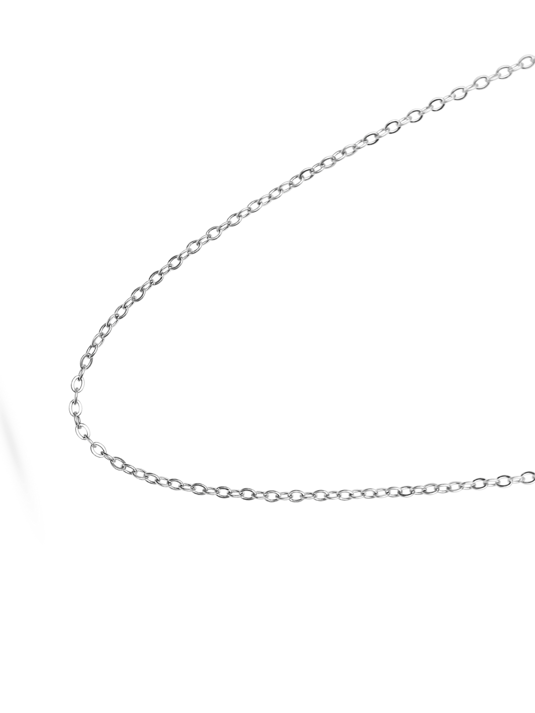 anklet 925 silver plated steel
