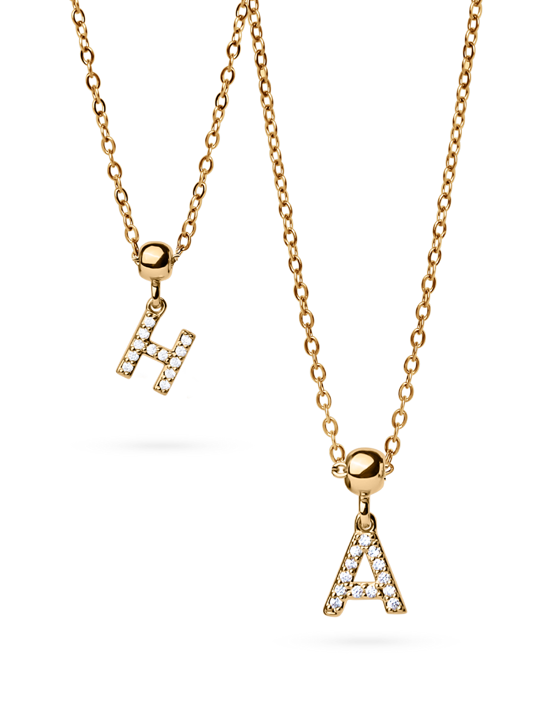 Letter Charms 18k gold plated brass