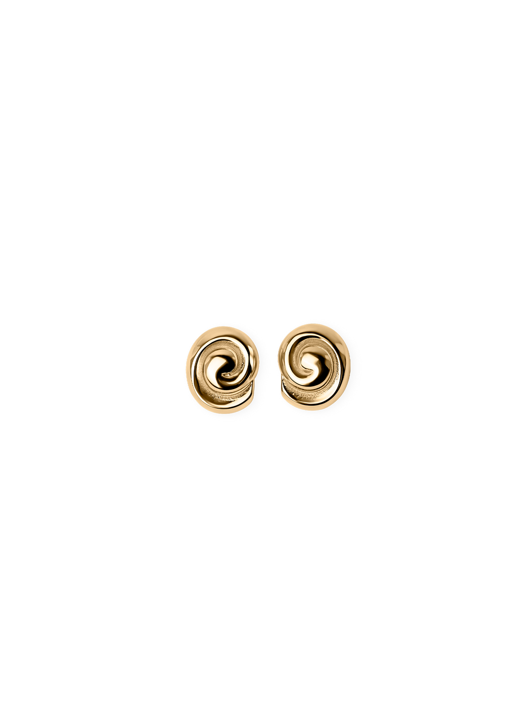 Mini Swirl Earring waterproof 18k gold plated PVD plating