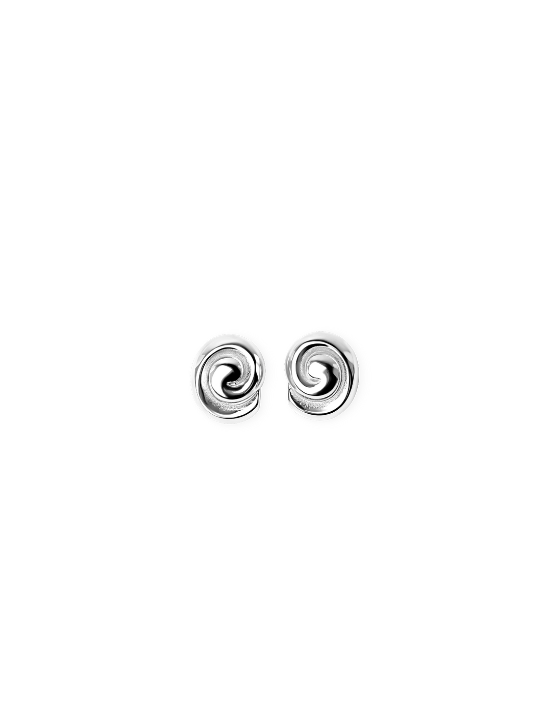 Mini Swirl Earring 925 silver plated steel