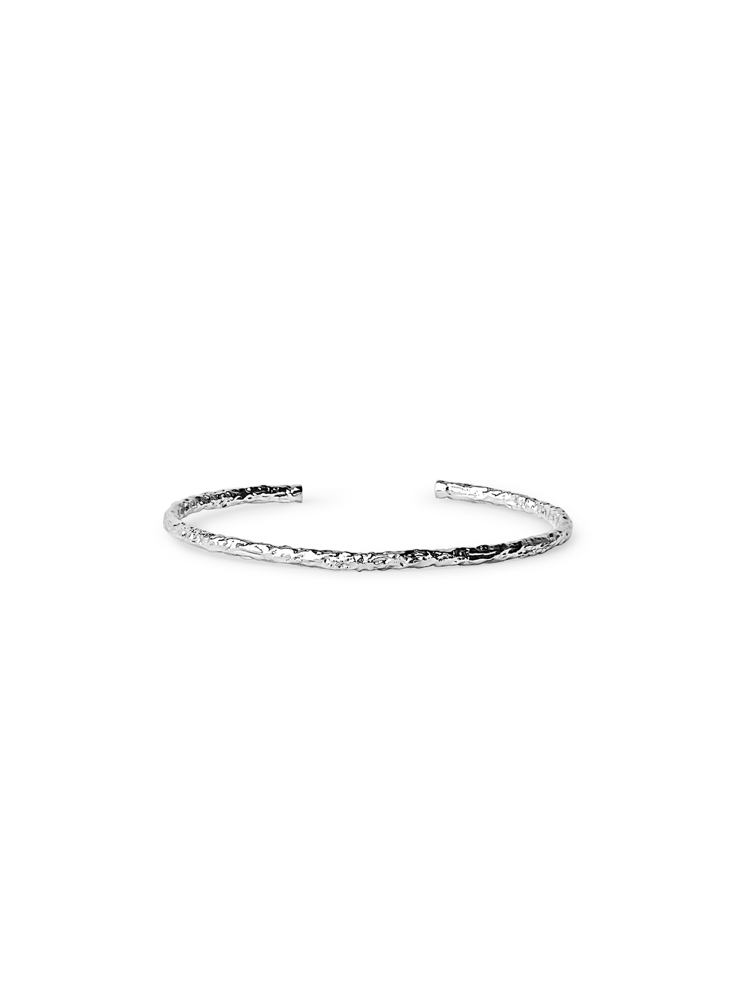 textured bangle bracelet 925 silver plated brass