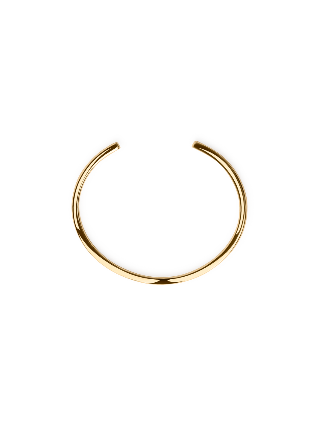 thin bangle bracelet 18k gold plated brass