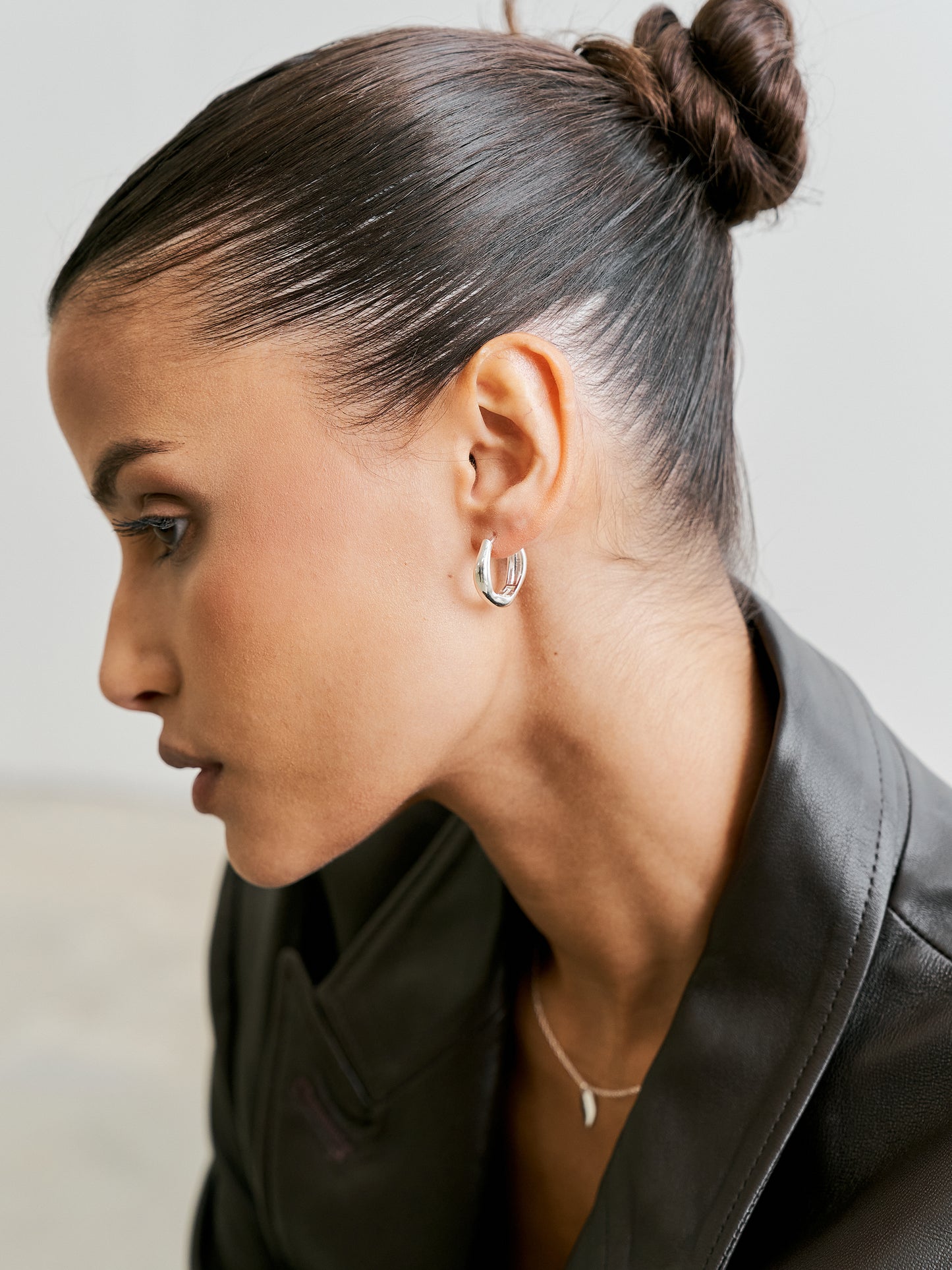 Wavy Hoops by you 925 silver plated brass