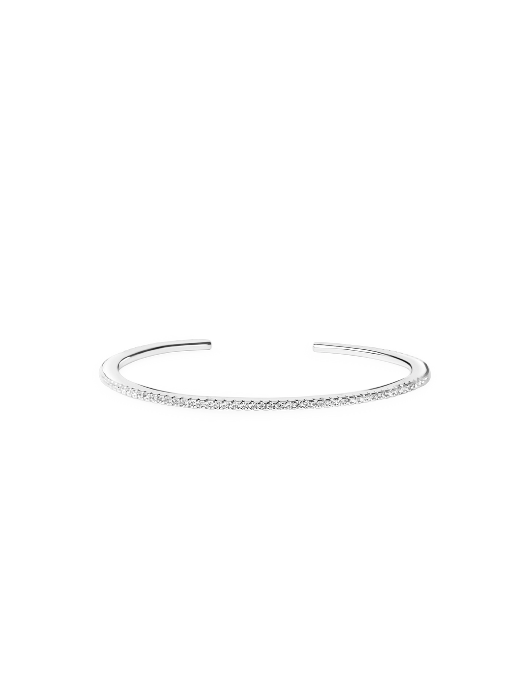 Zirconia bangle bracelet