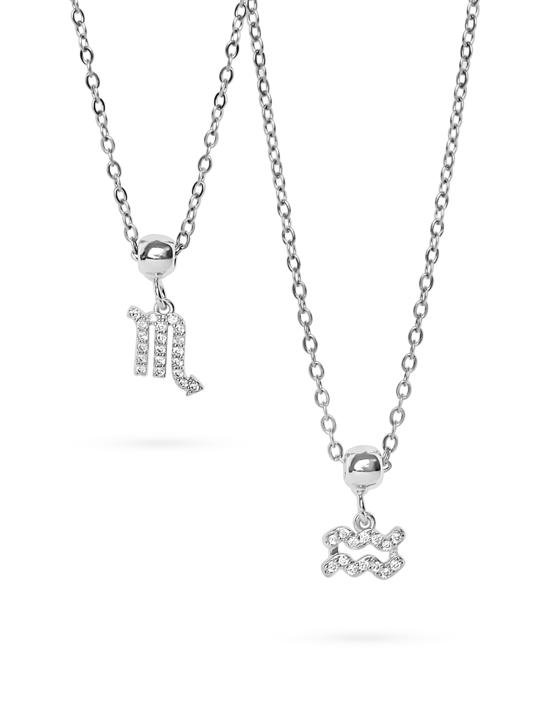 Zodiacs charms 925 silver plated brass
