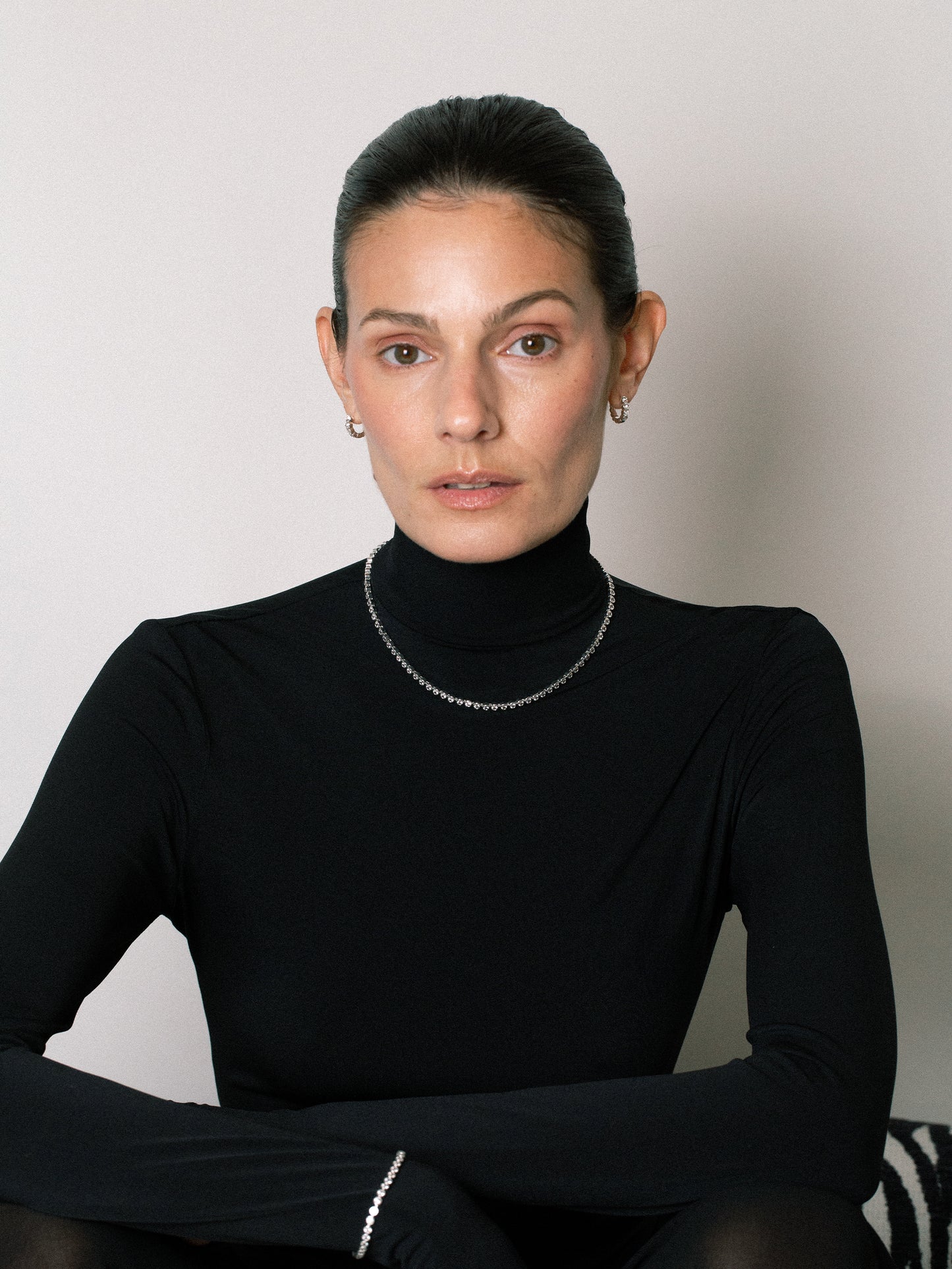 10mm Lotus Huggies 925 silver plated brass