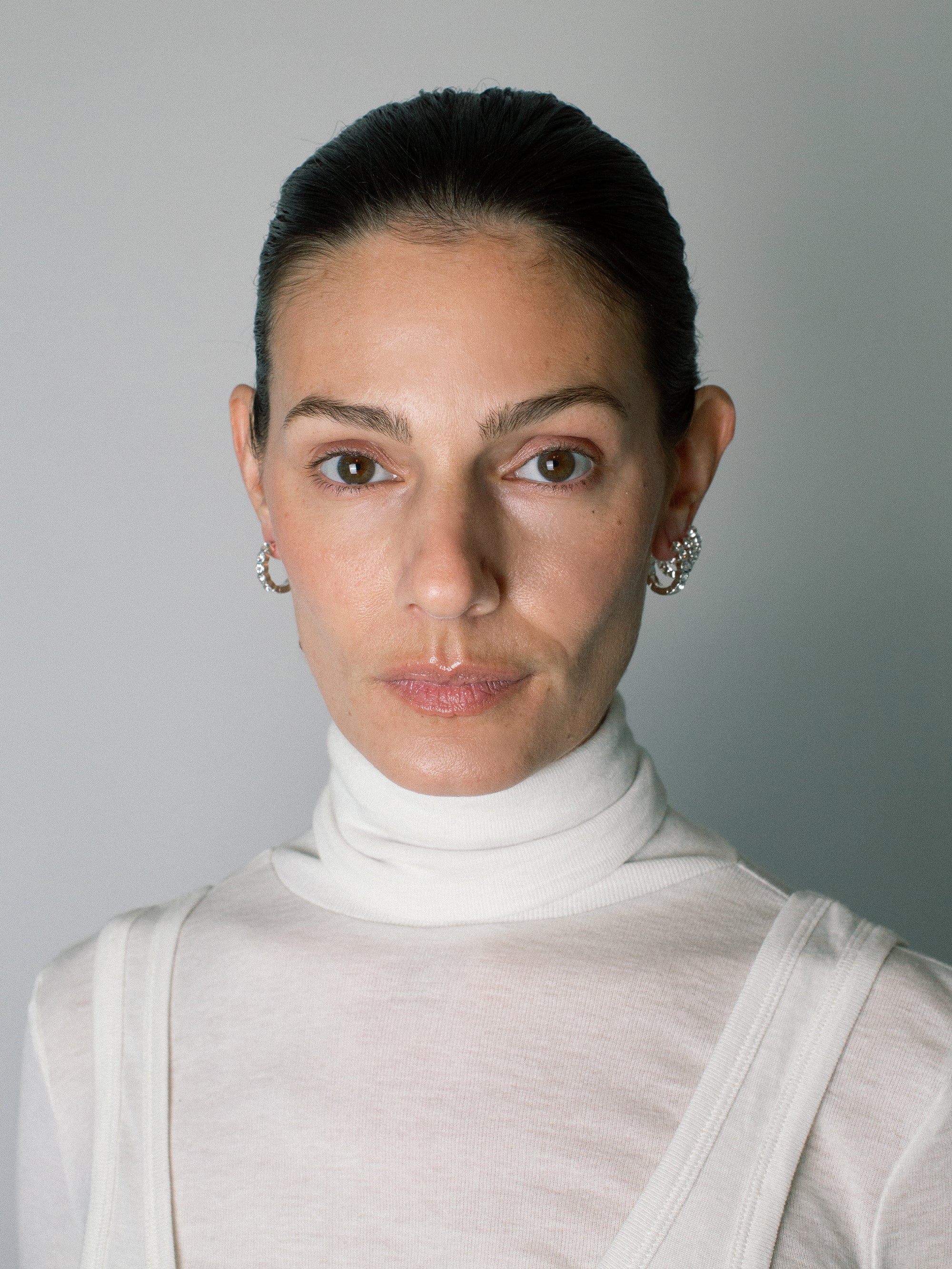 15mm Lotus Huggies 925 silver plated brass