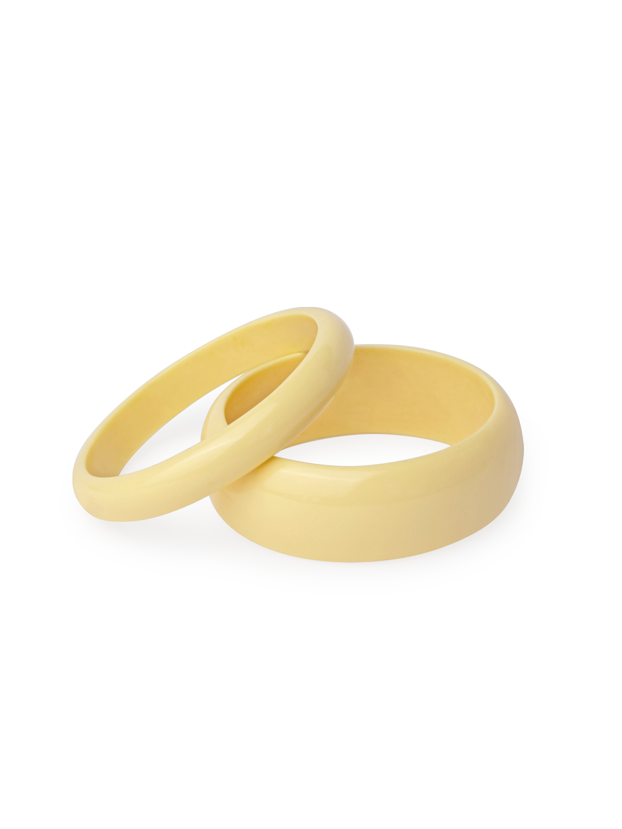2-Pack Butter Yellow Bangles