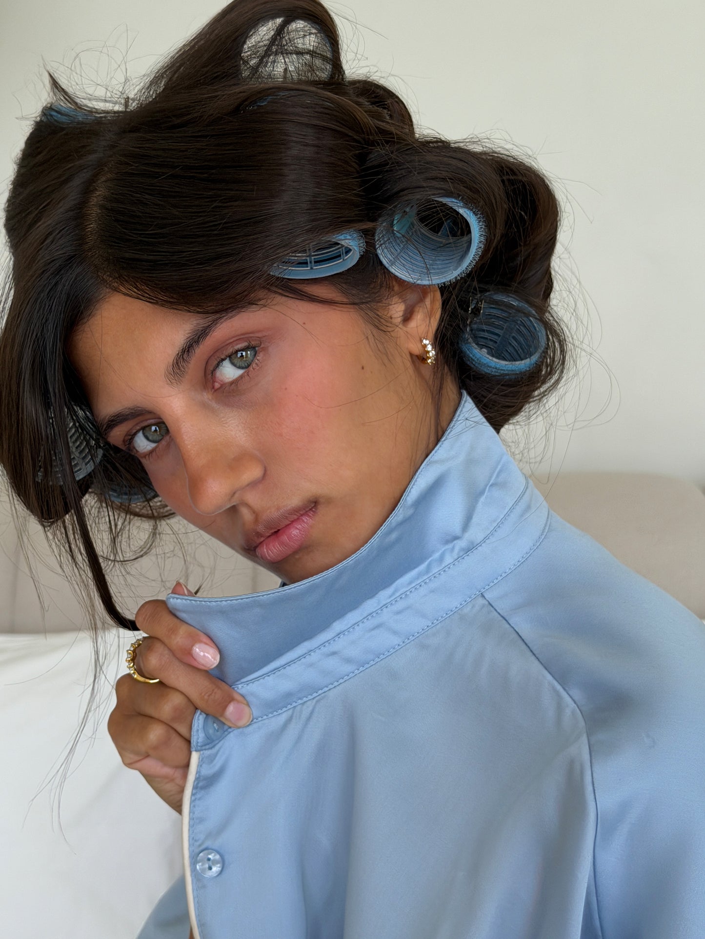 3mm ora huggie Waterproof 18k gold PVD plated steel