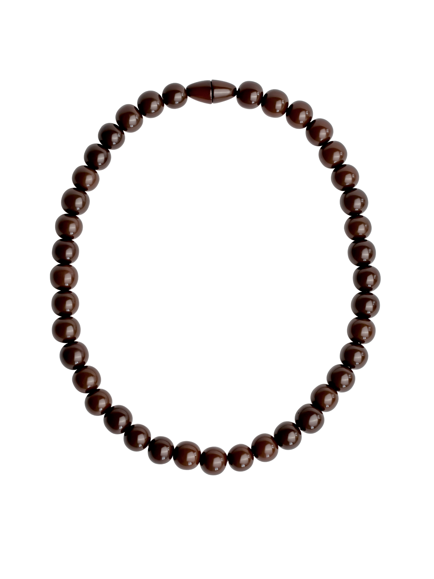 Cocoa Beaded Necklace