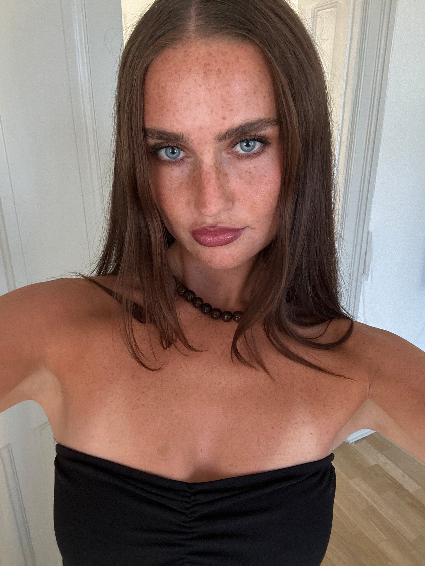 Cocoa Beaded Necklace