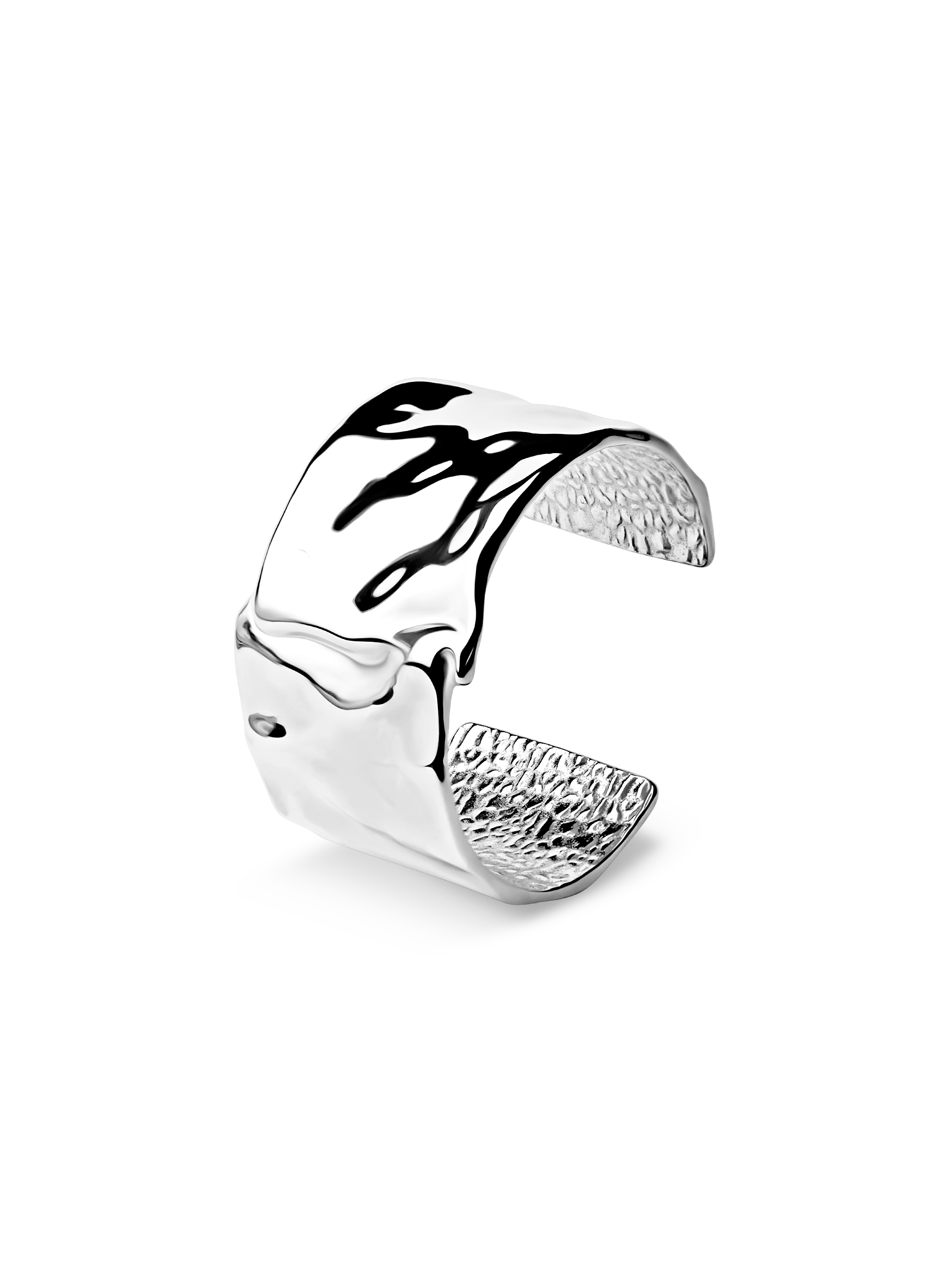 Dune Cuff Bracelet 925 silver plated steel