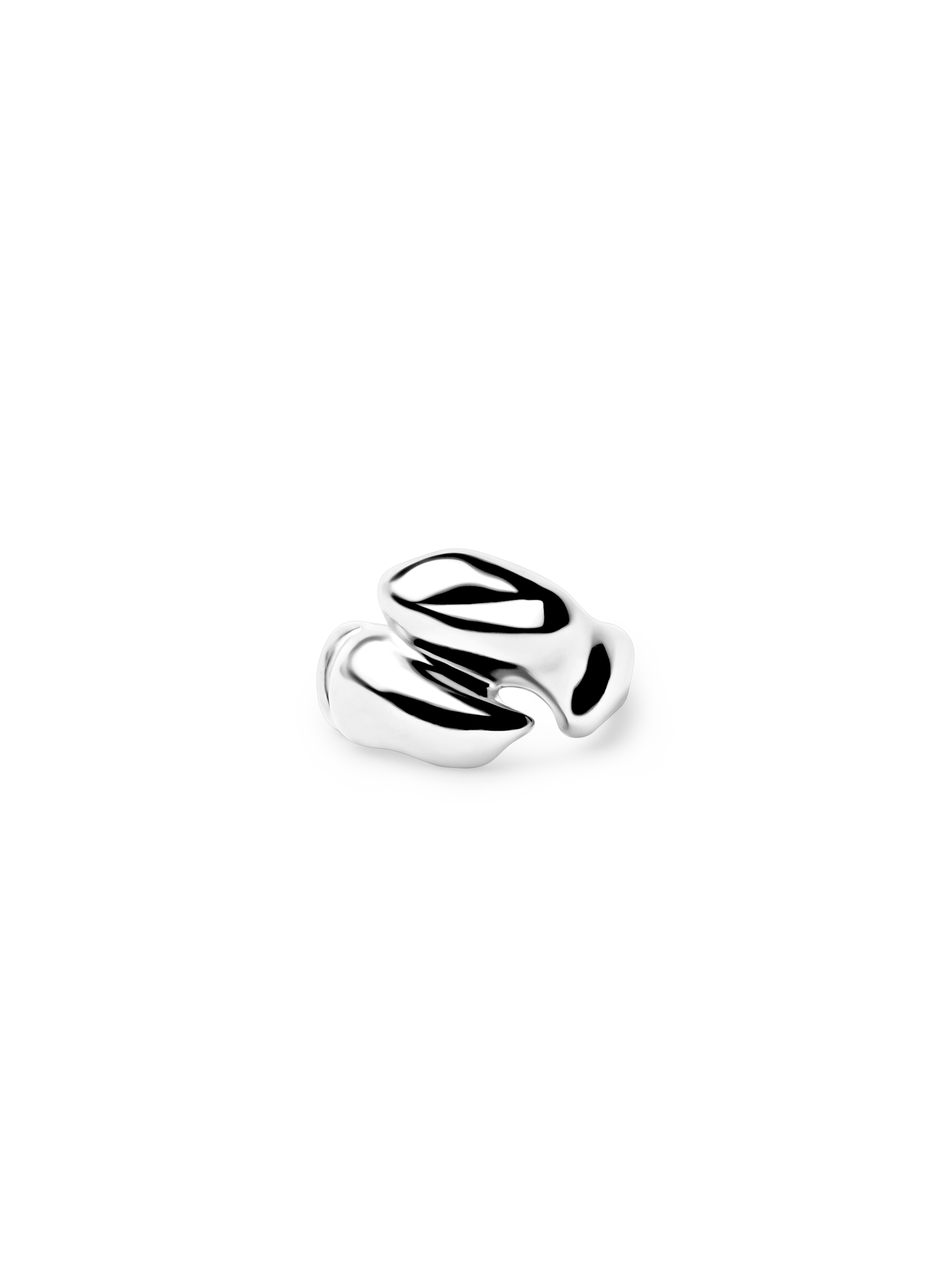 Dune Duo Ring Silver 925 silver plated steel