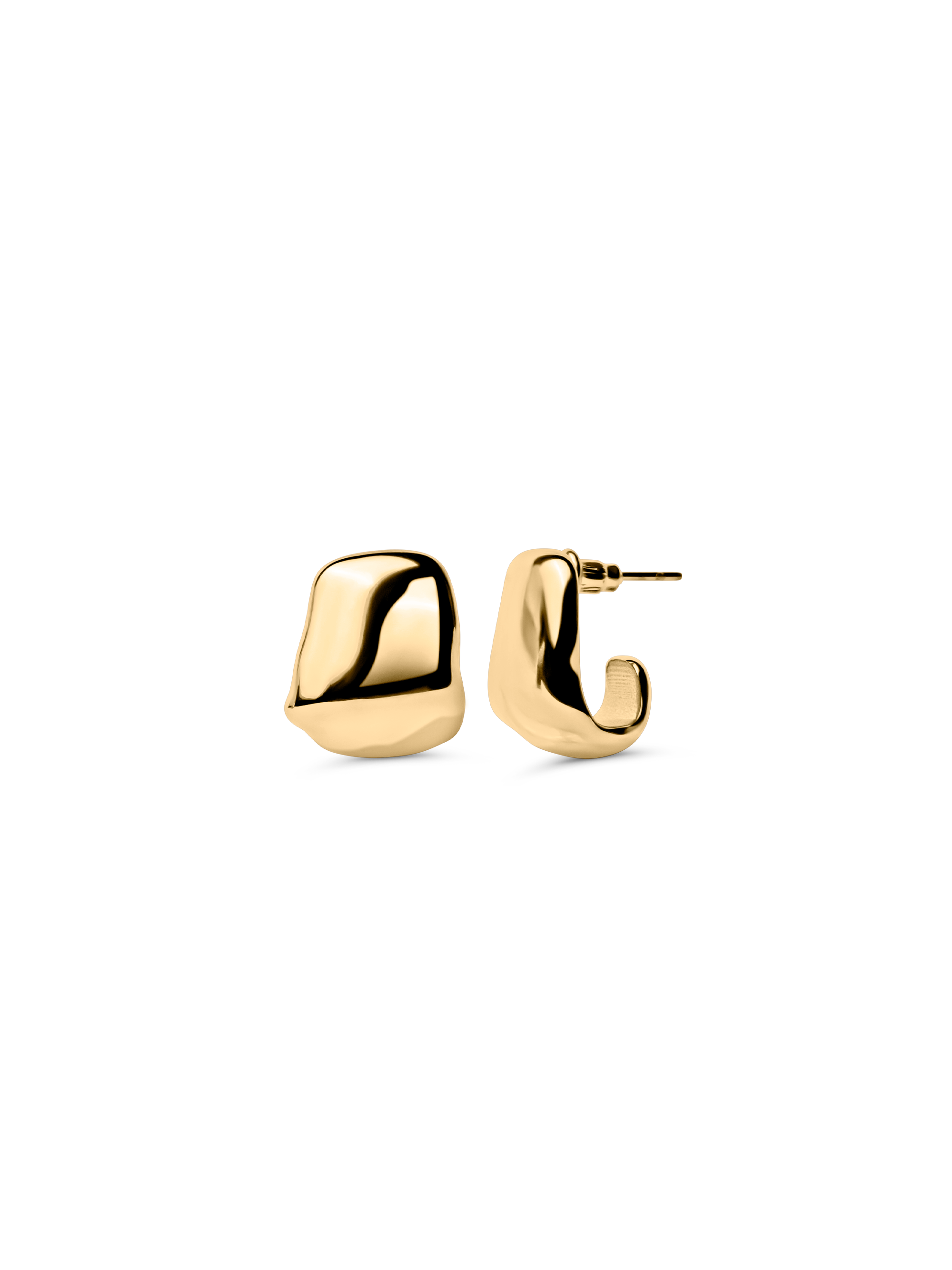 Dune Earrings 18k gold PVD plating