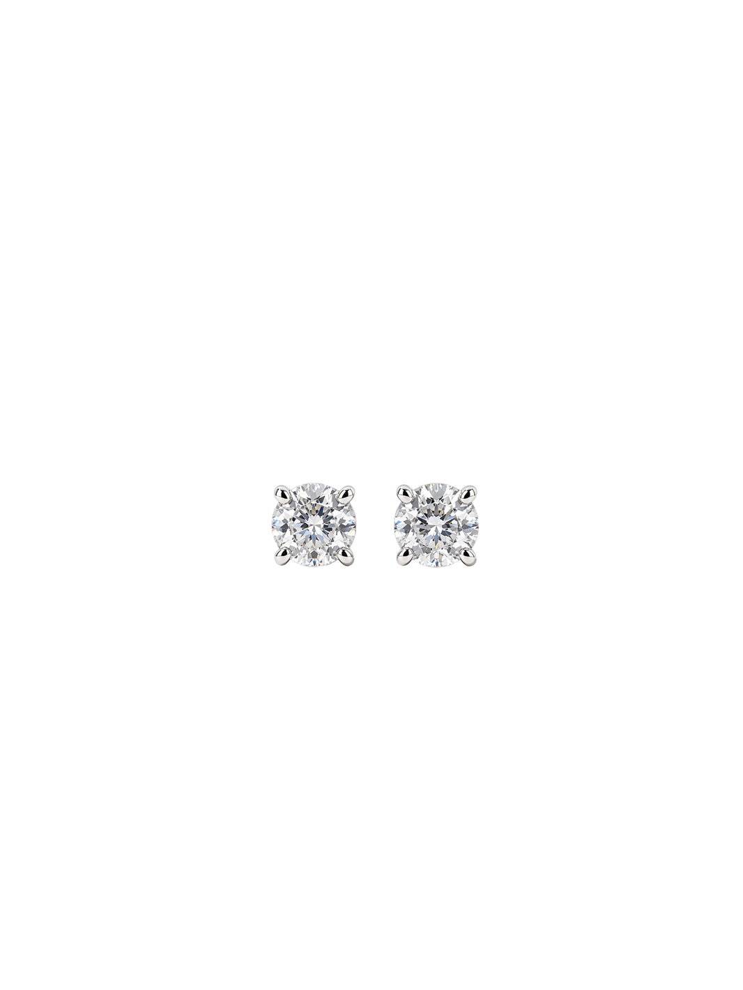 Ora Studs Siver 5mm with zirconia stone in 925 silver plated stainless steel