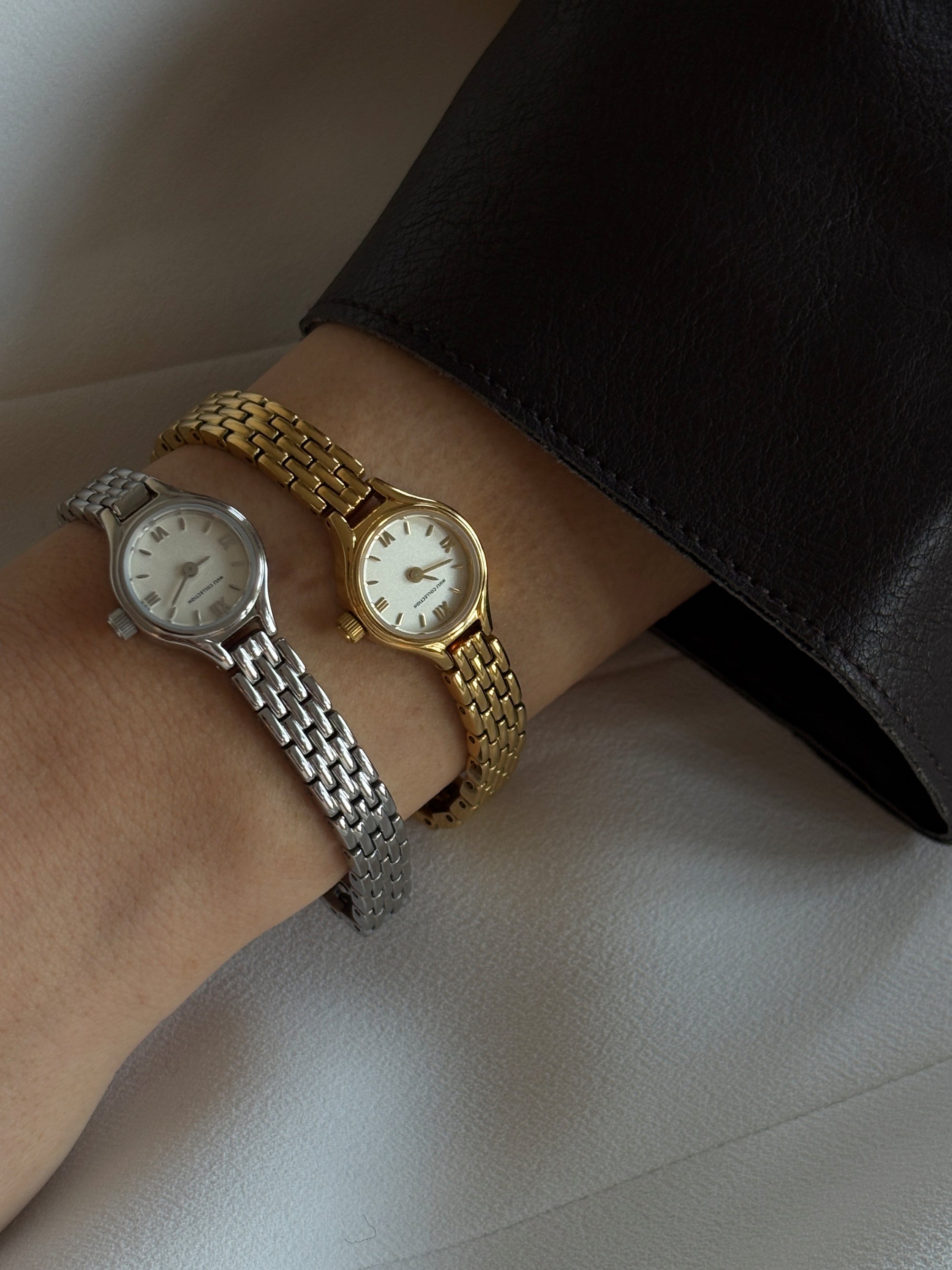  Gold silver Petite Ronde Watch 24k gold high-quality 316L stainless steel