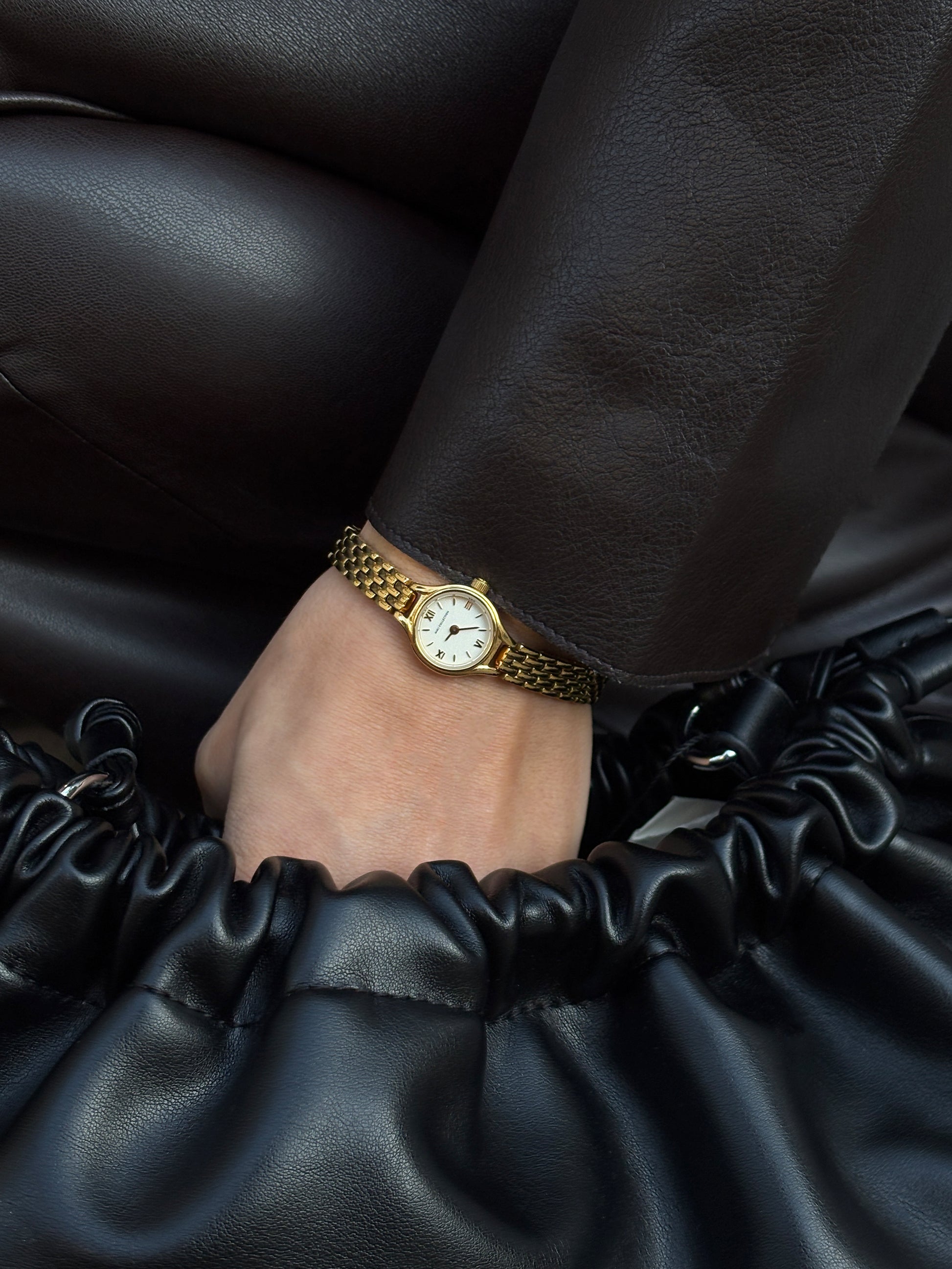 Petite Ronde Watch 24k gold high-quality 316L stainless steel