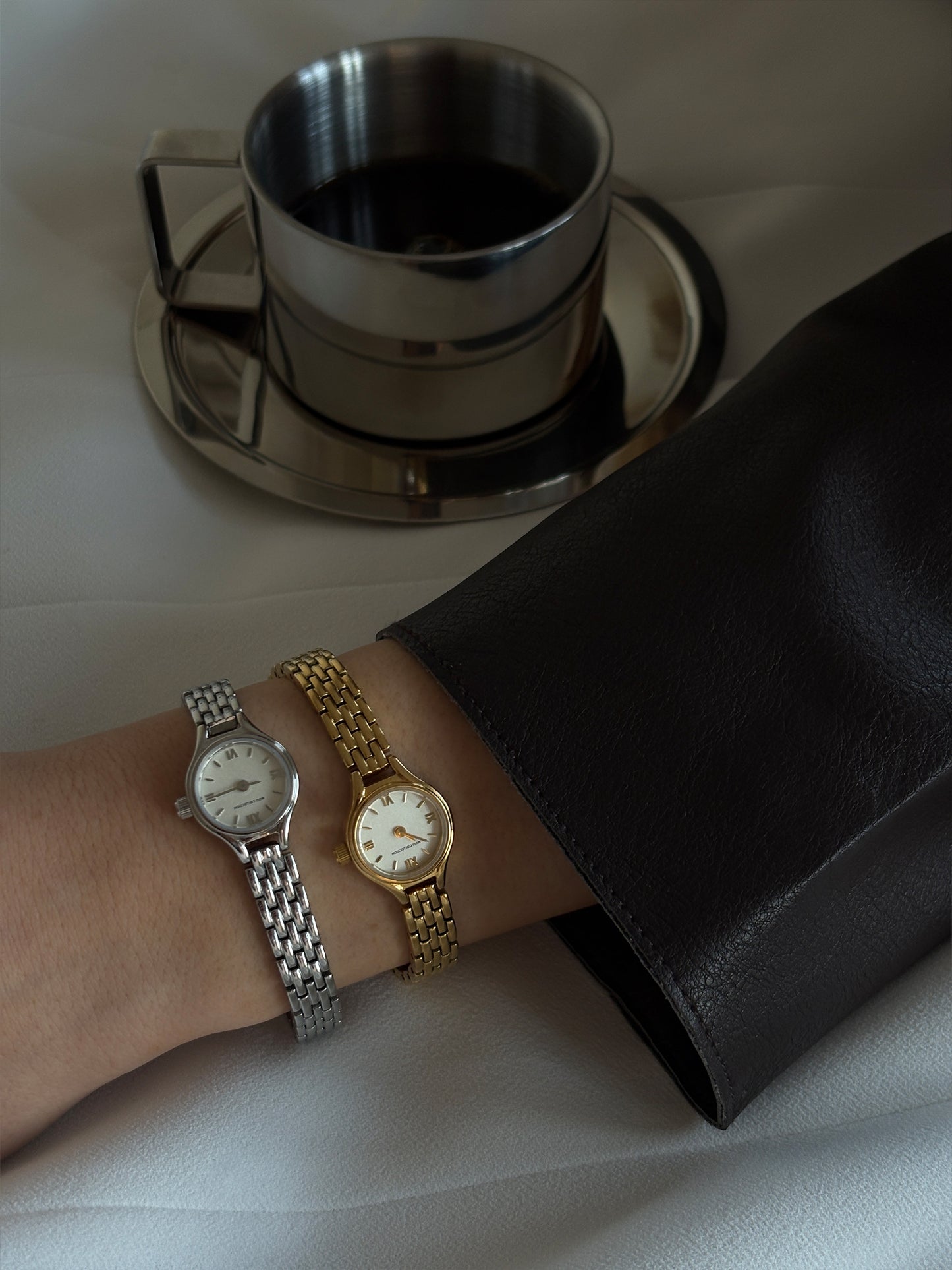 Petite Ronde Watch Silver high-quality 316L stainless steel