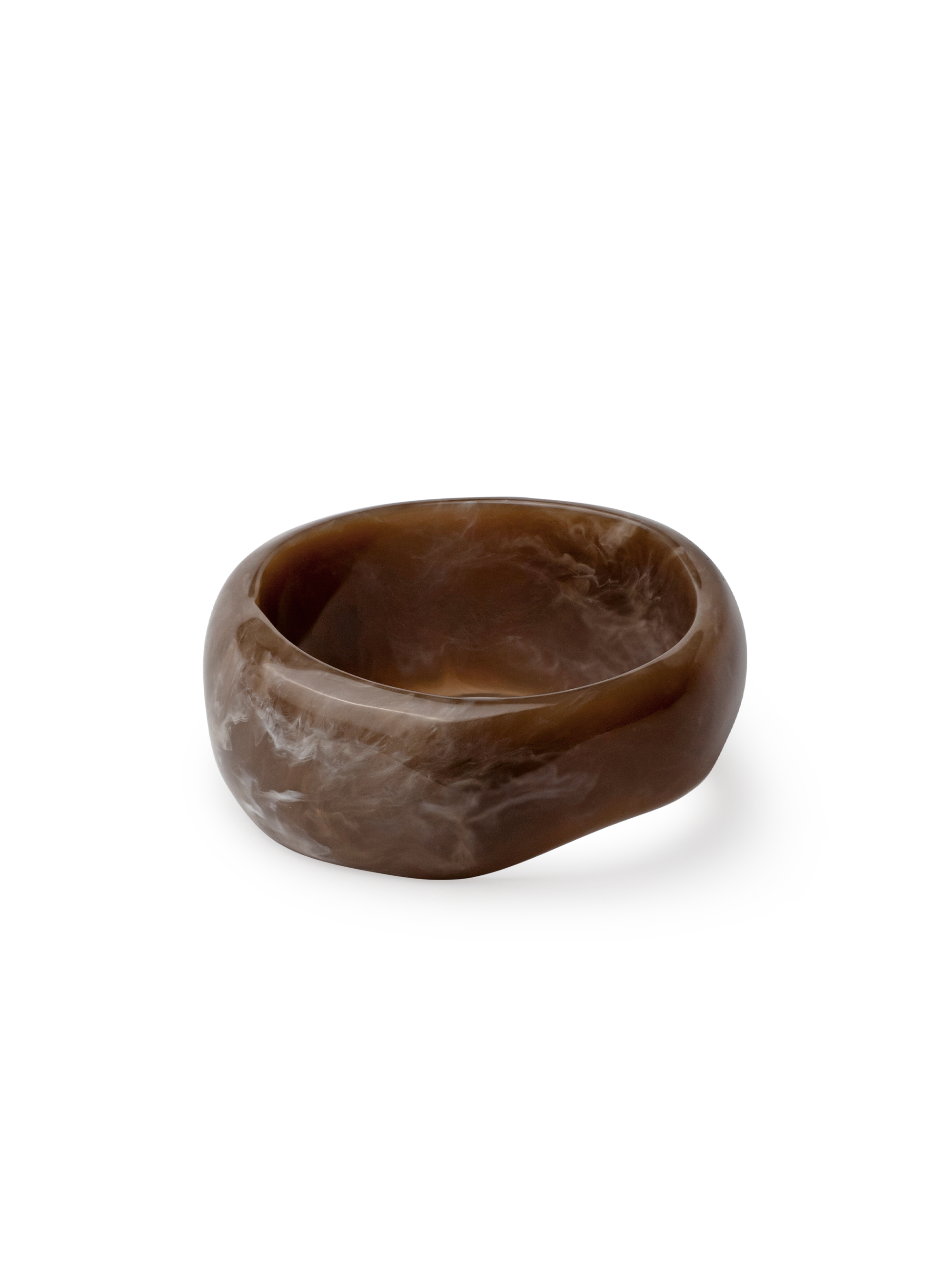 Resin Bangle Bracelet Taupé