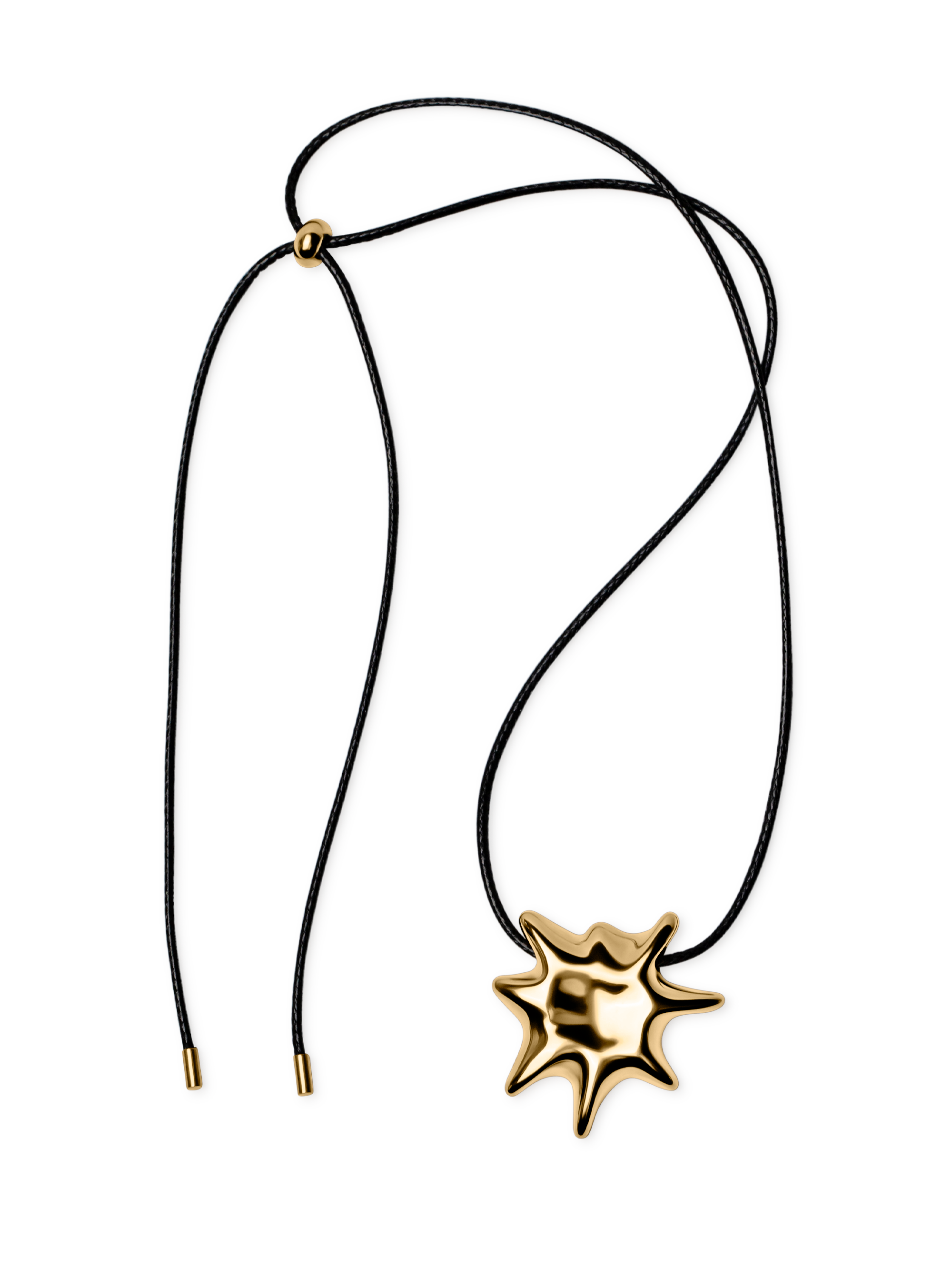 solare necklace waterproof 18k gold PVD plating