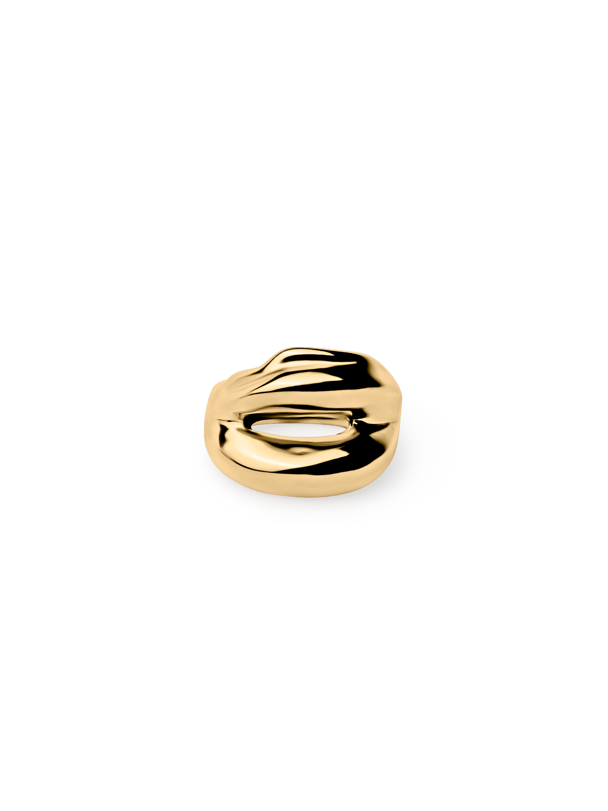 Terra Duo Ring waterproof 18k gold PVD plating