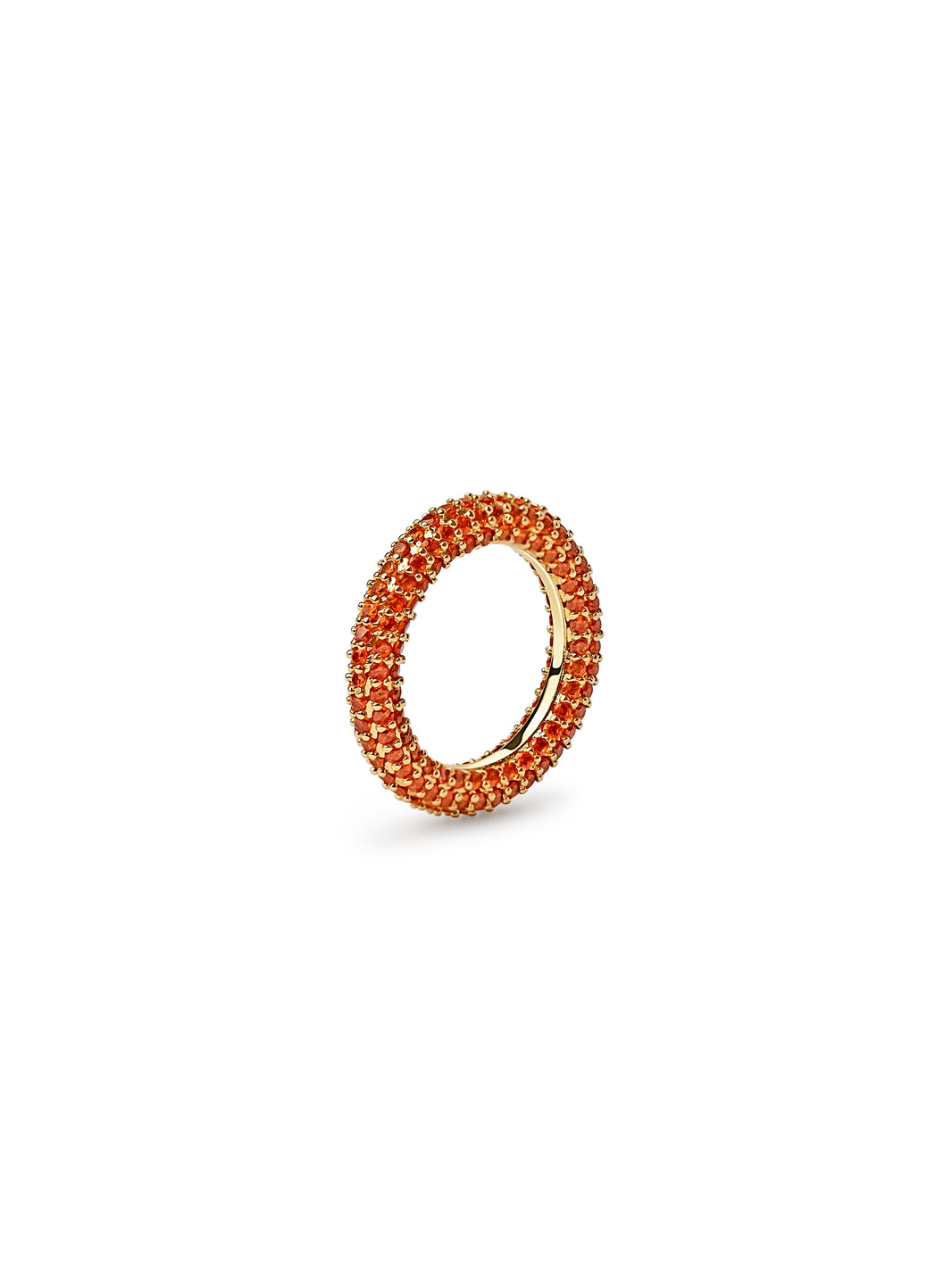 Apricot Pave Ring
