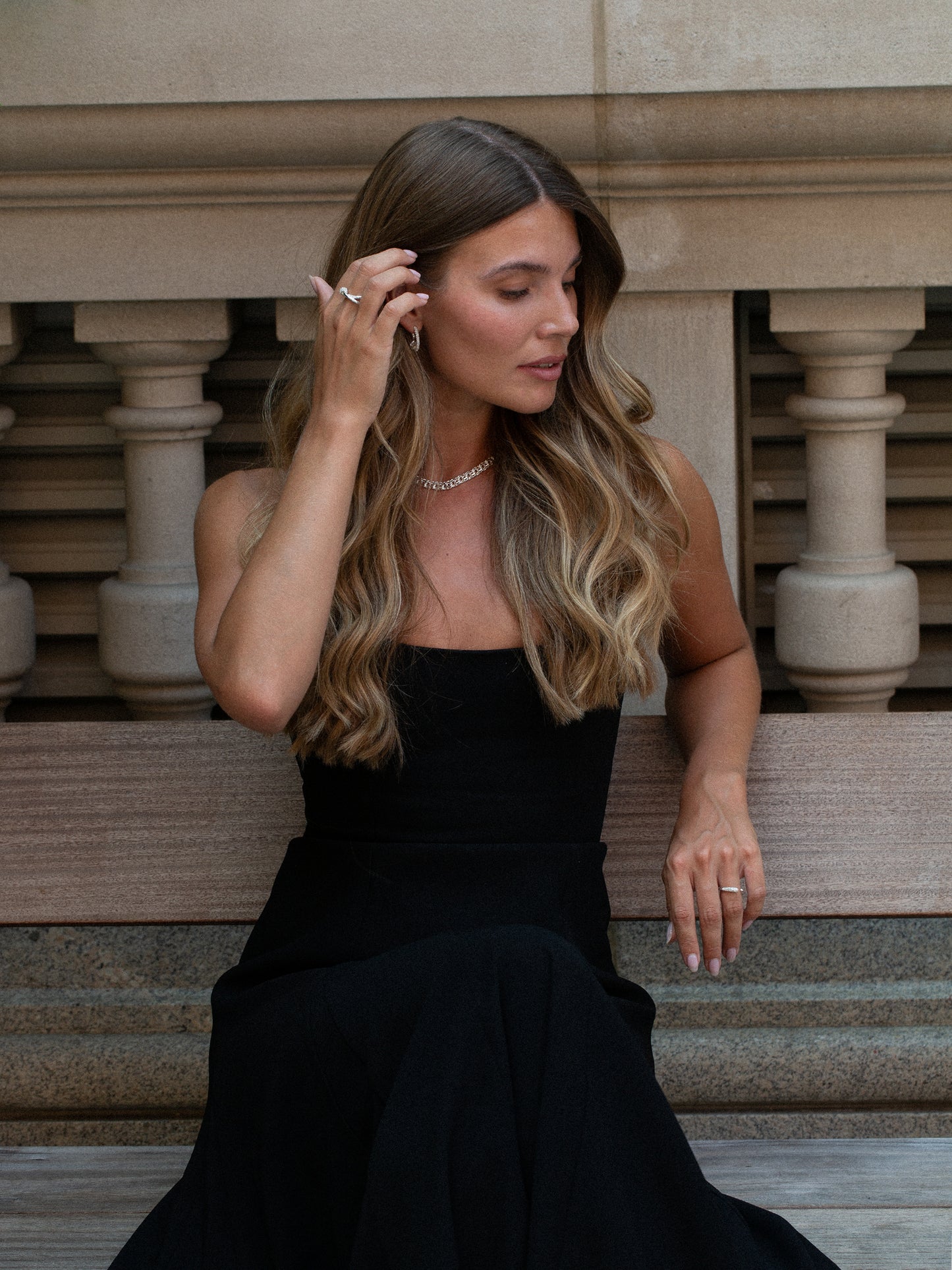 Pavé Knot Earrings Silver