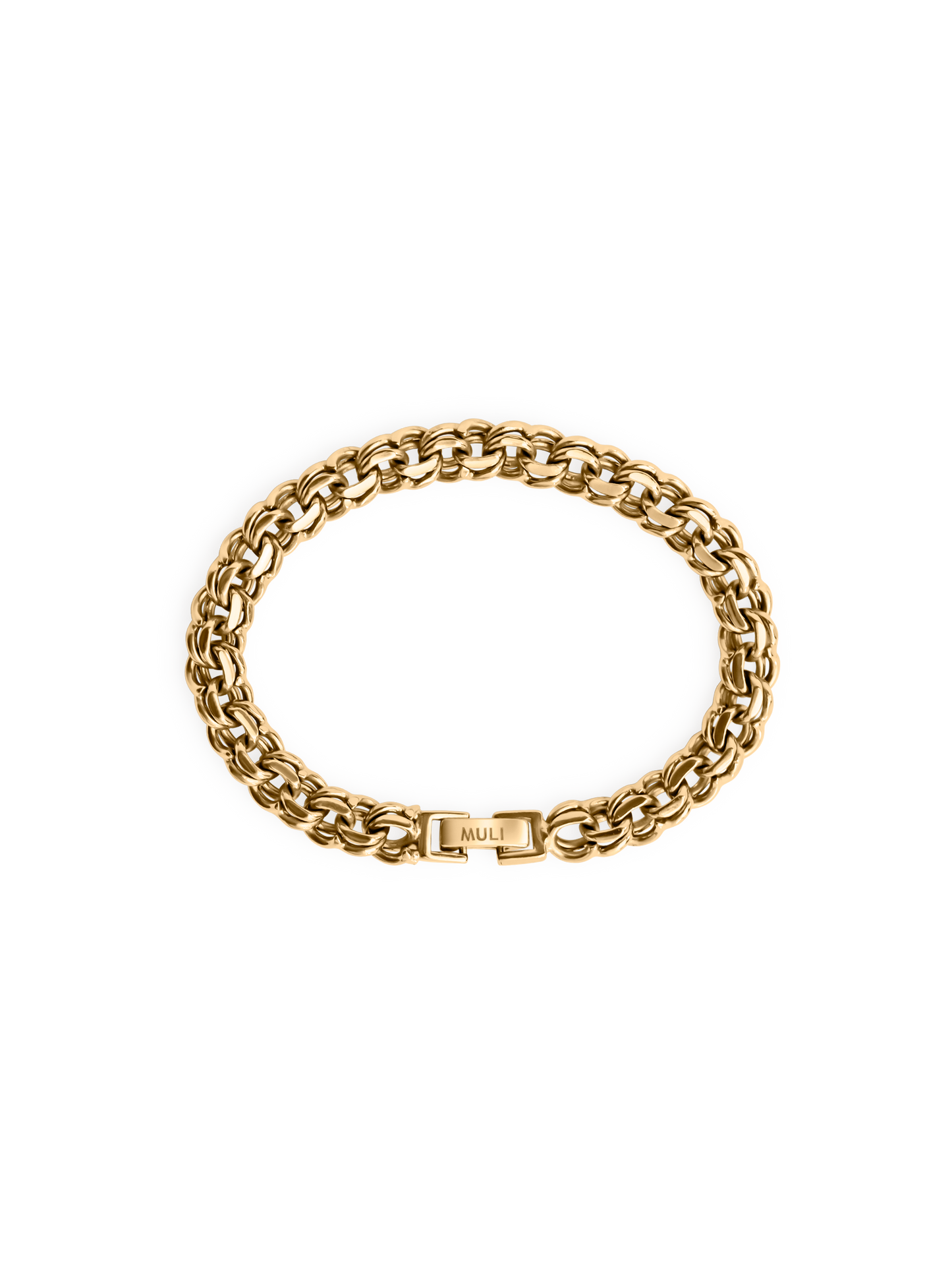 bishmarck bracelet waterproof 18k gold PVD plated steel