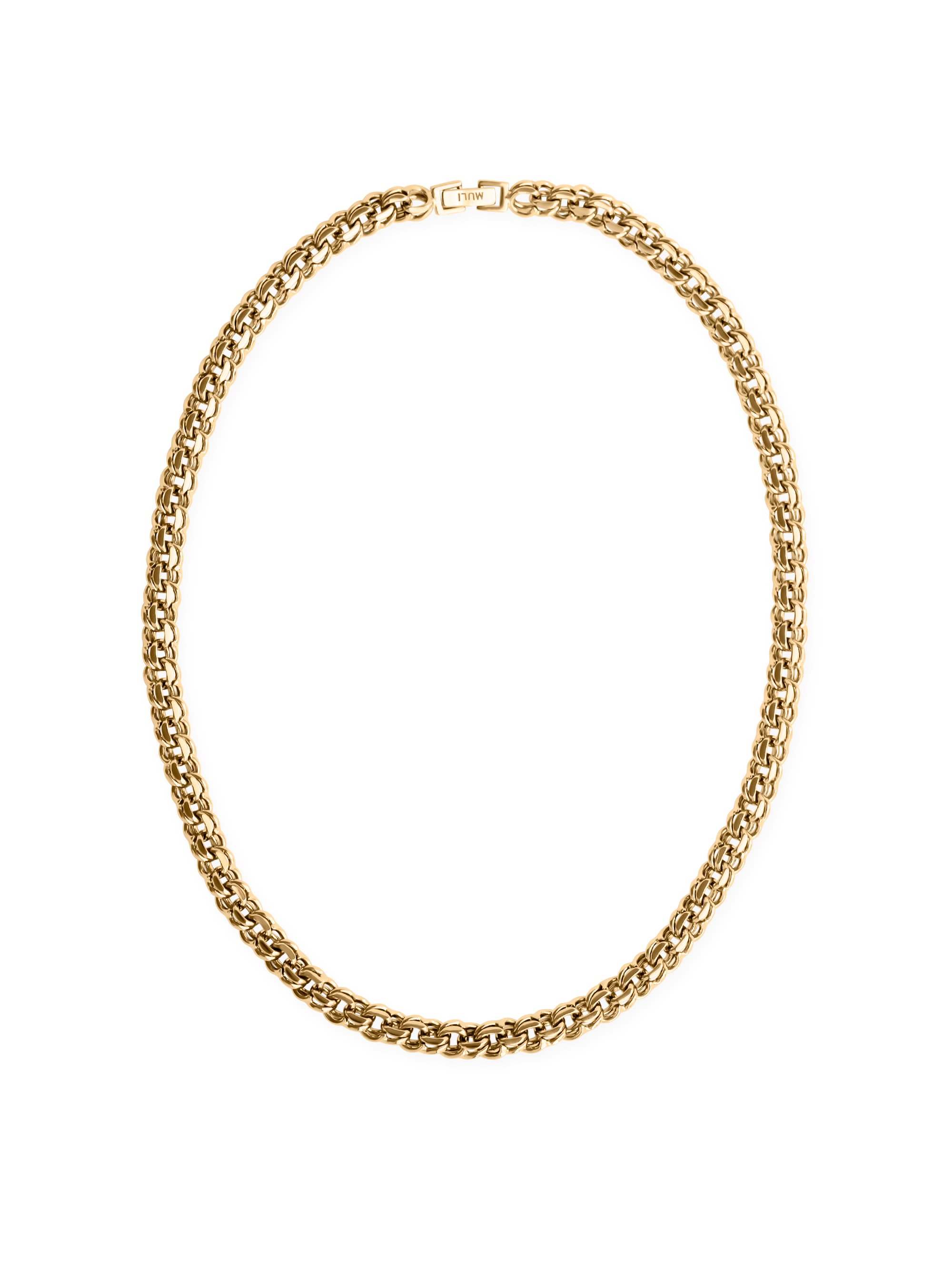 bishmark necklace waterproof 18k gold PVD plating