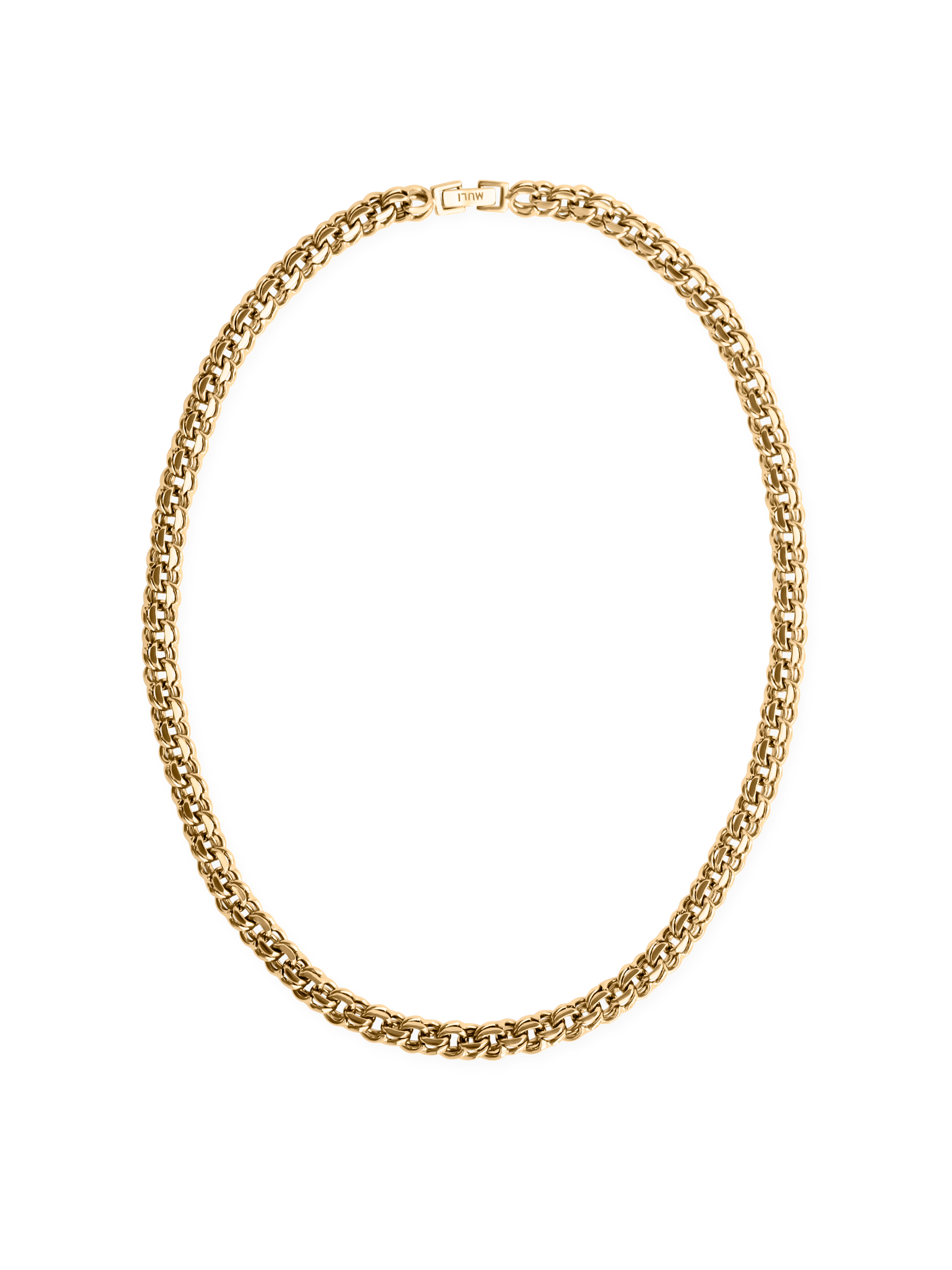 bishmark necklace waterproof 18k gold PVD plating