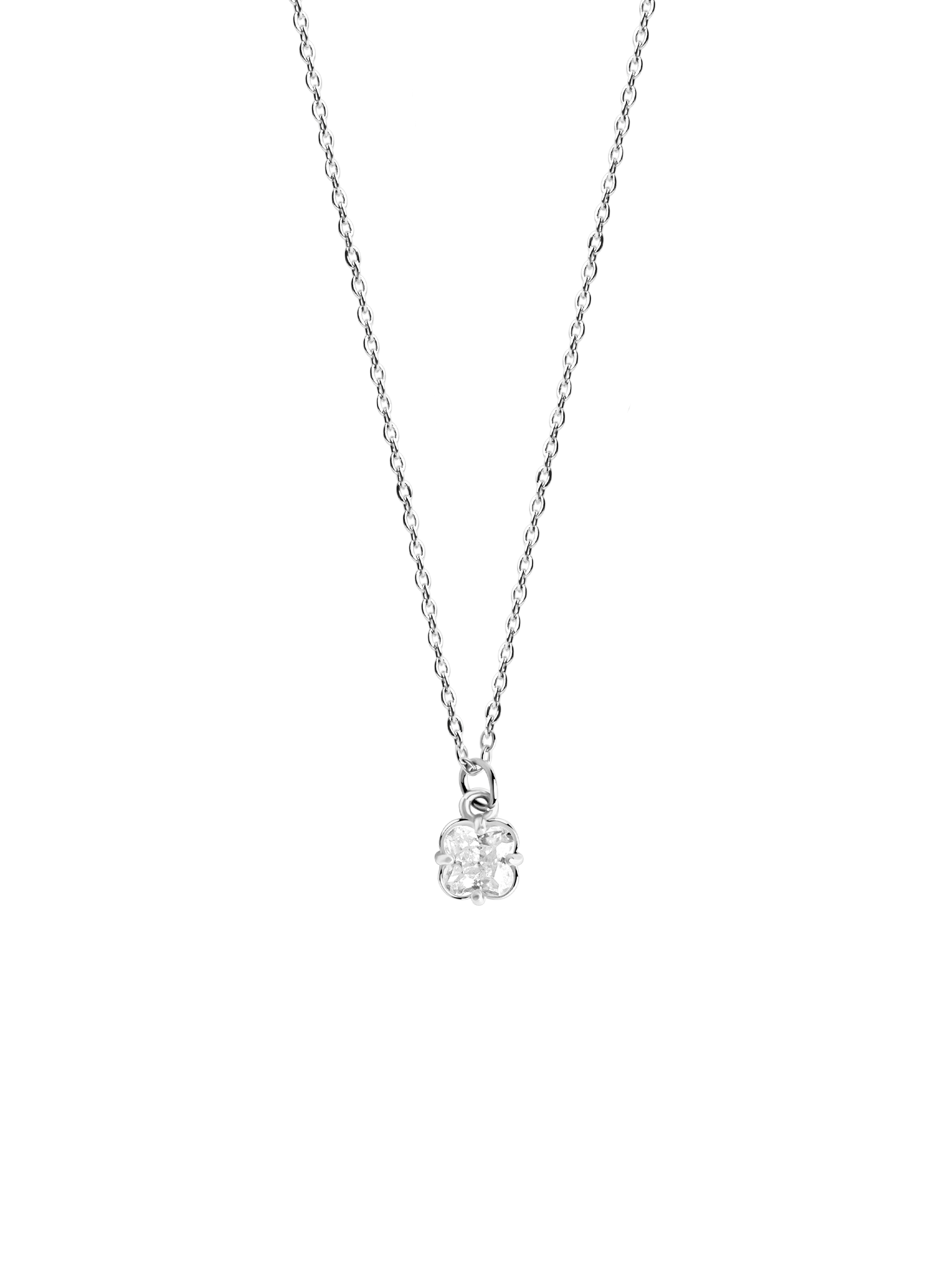 bloom necklace 925 silver plated stainless steel