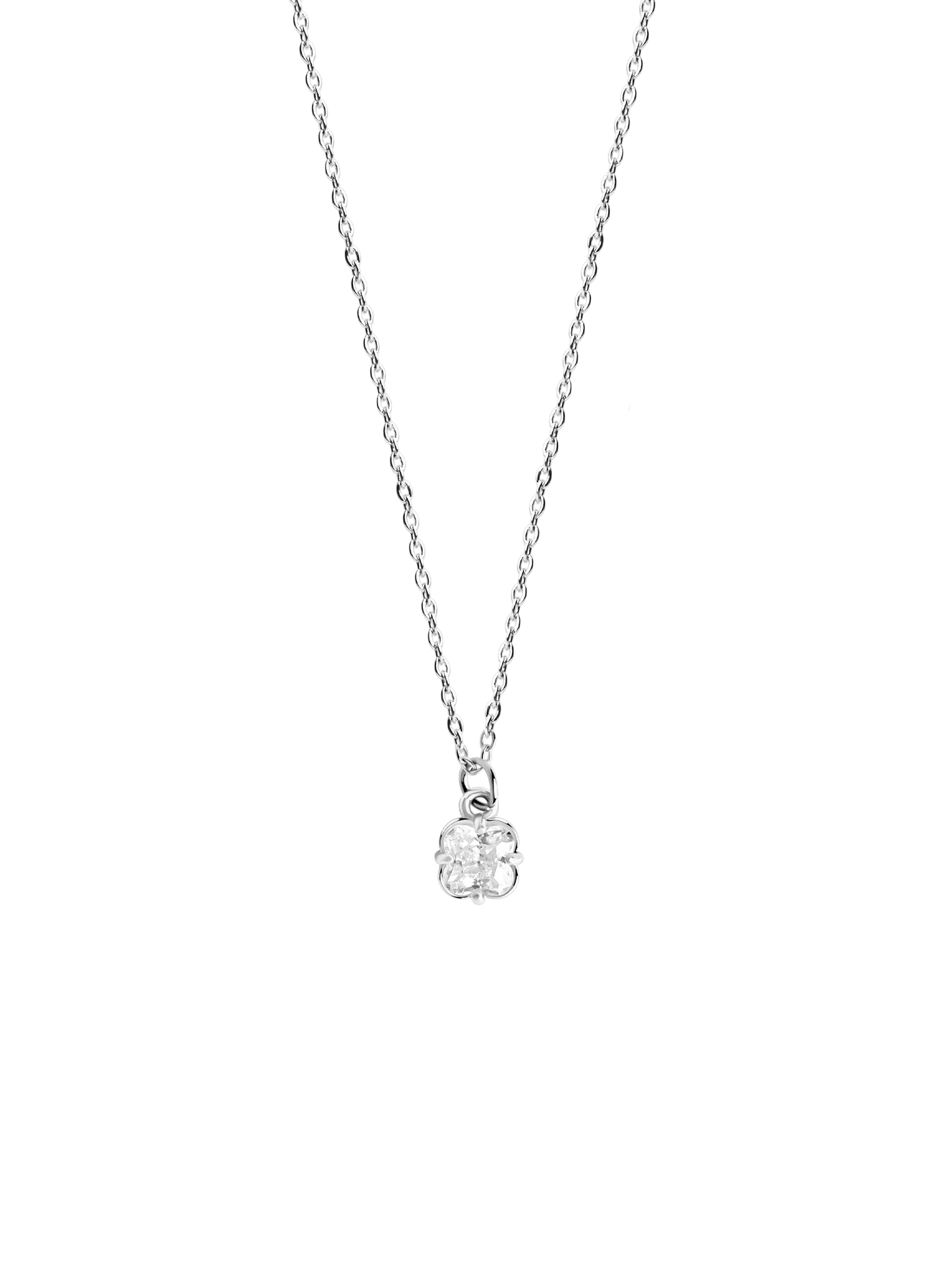 bloom necklace 925 silver plated stainless steel