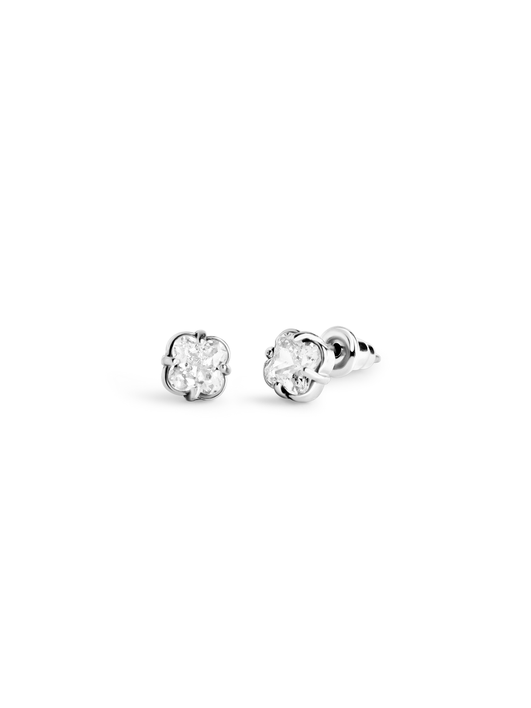 bloom stud 925 silver plated stainless steel