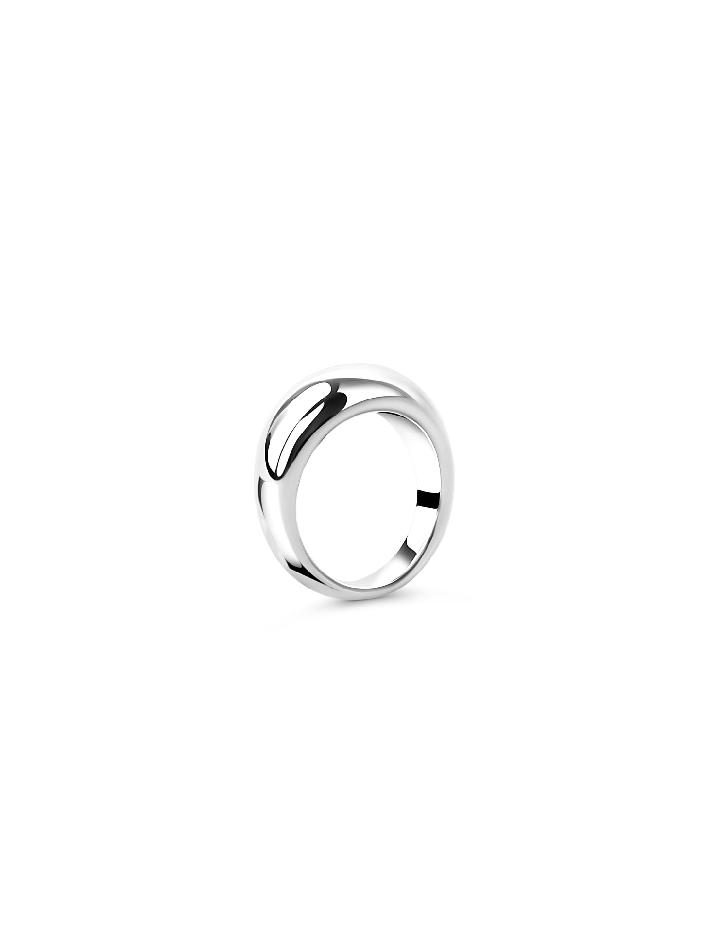 Bold Dome Ring Silver