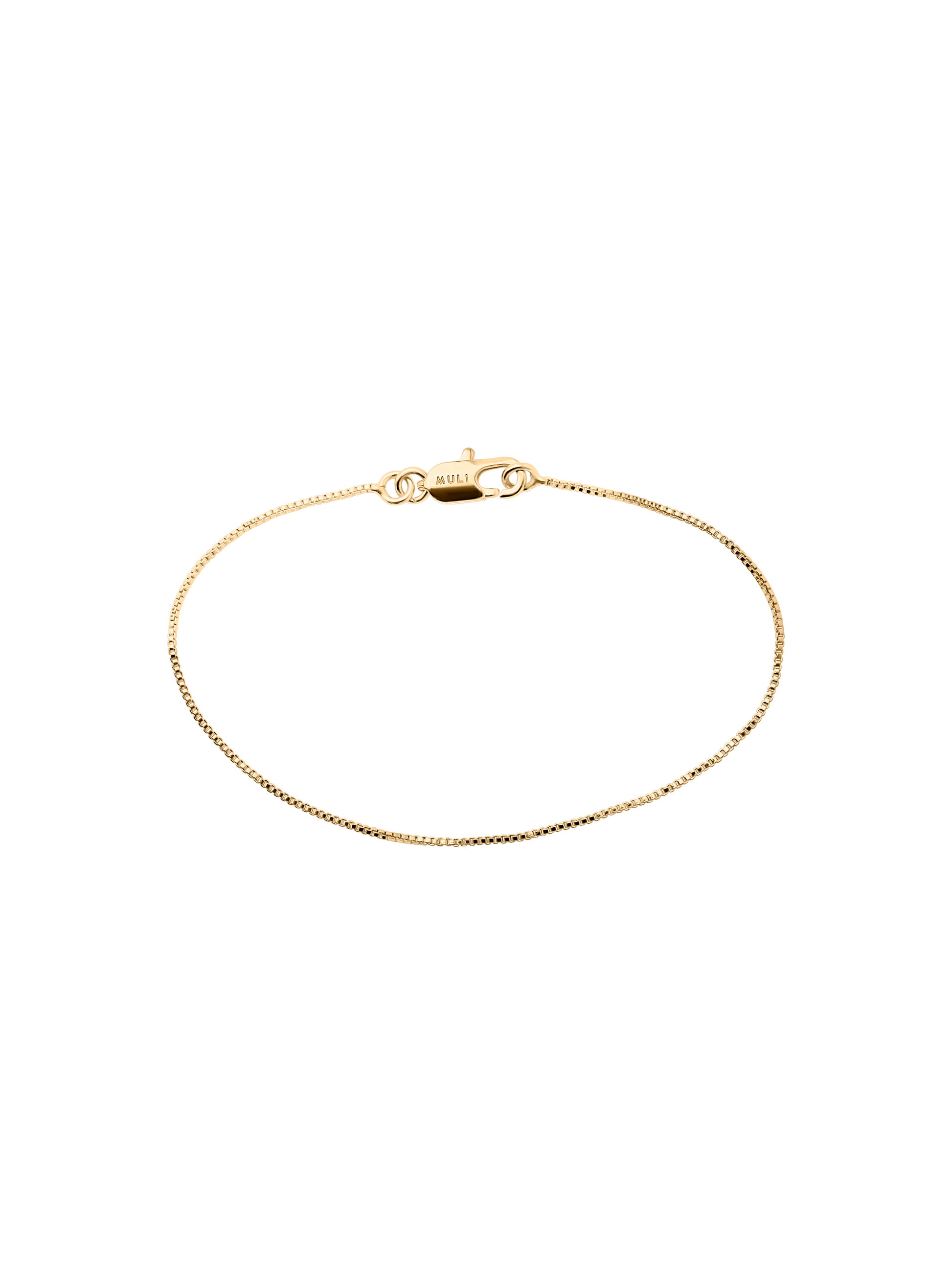 Box Chain Bracelet gold