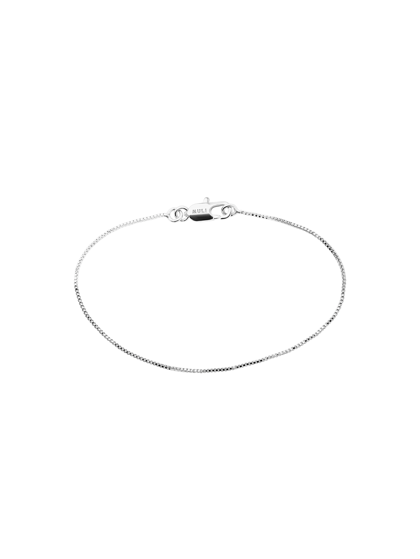 Silver Box Chain Bracelet