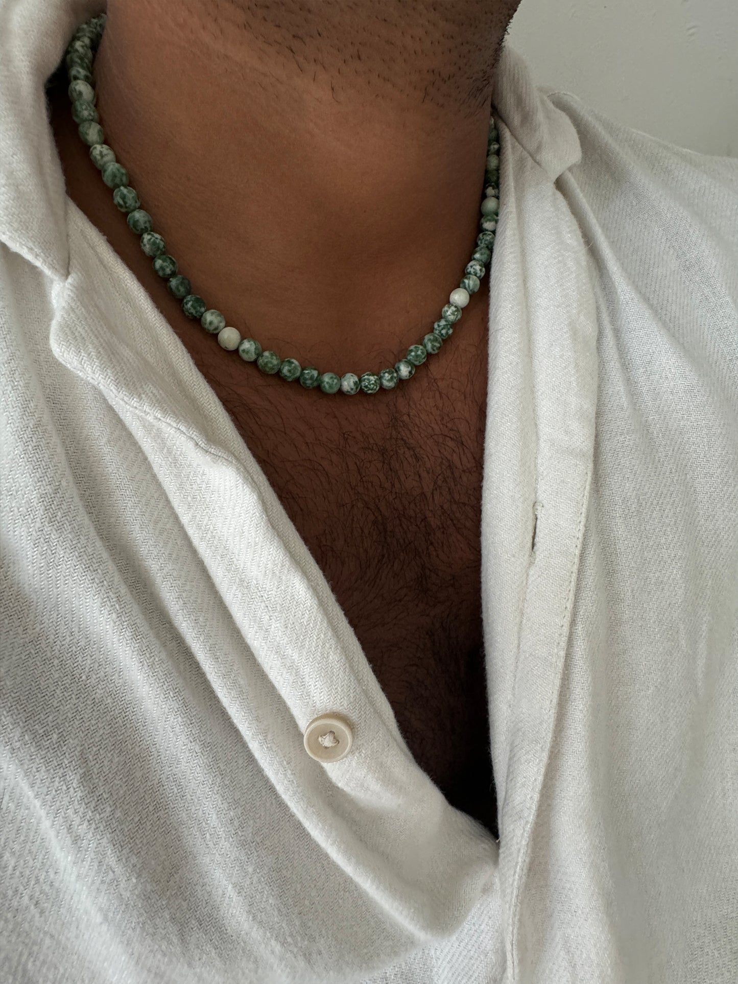 casablanca necklace 925 silver plated brass, baroque imitation pearls
