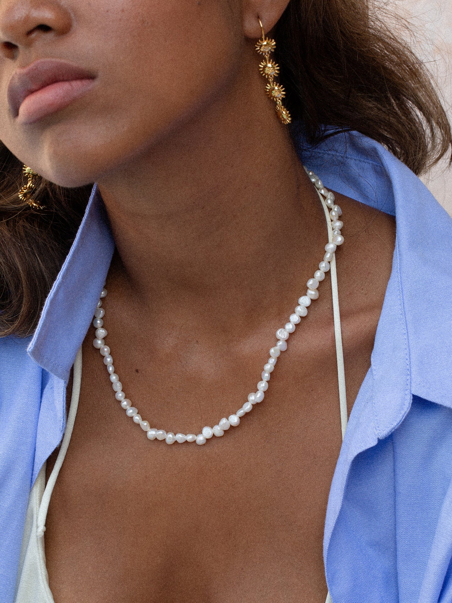 Chunky Freshwater Pearl Necklace