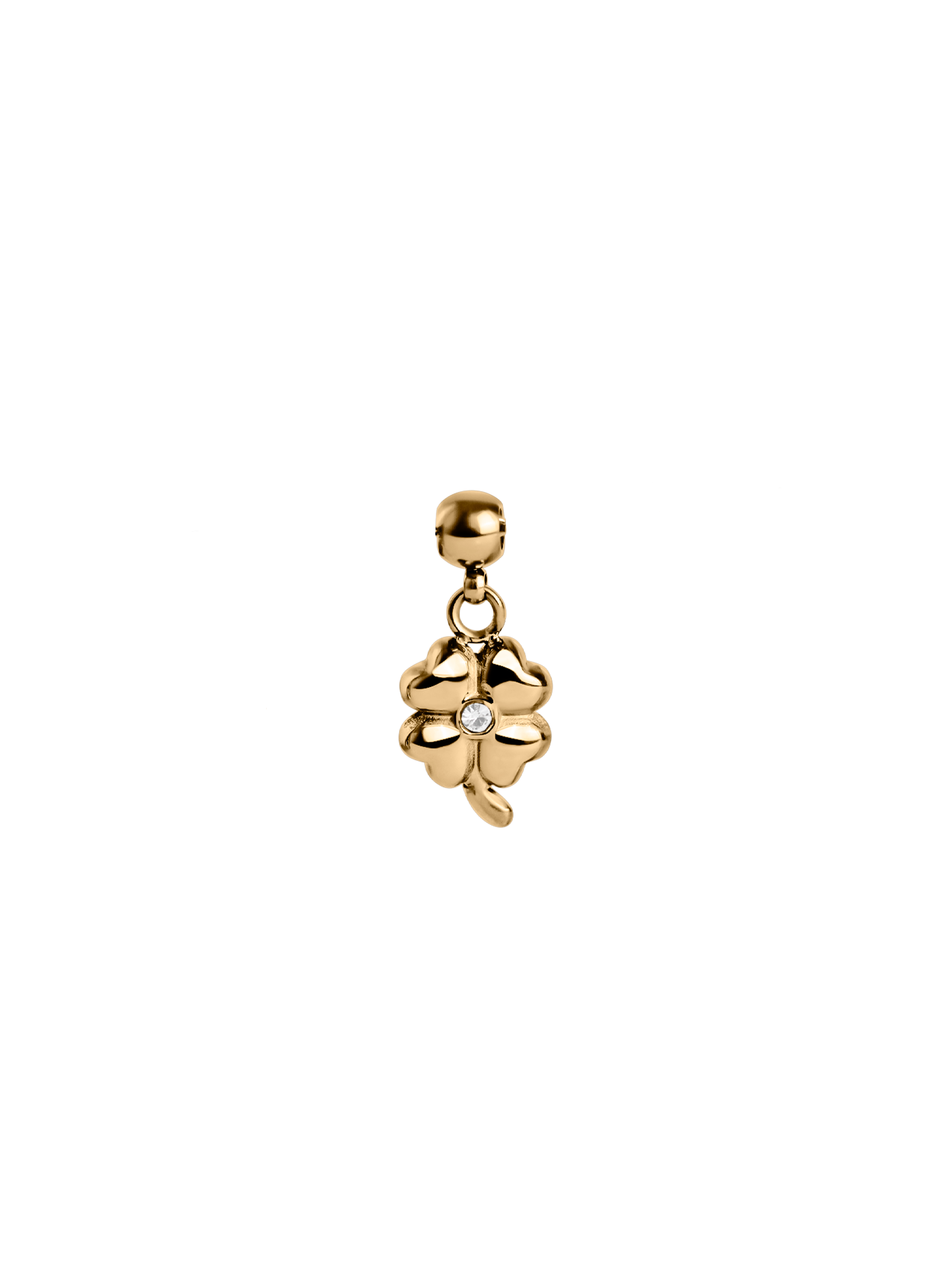 clover charm Waterproof 18k gold PVD plated steel