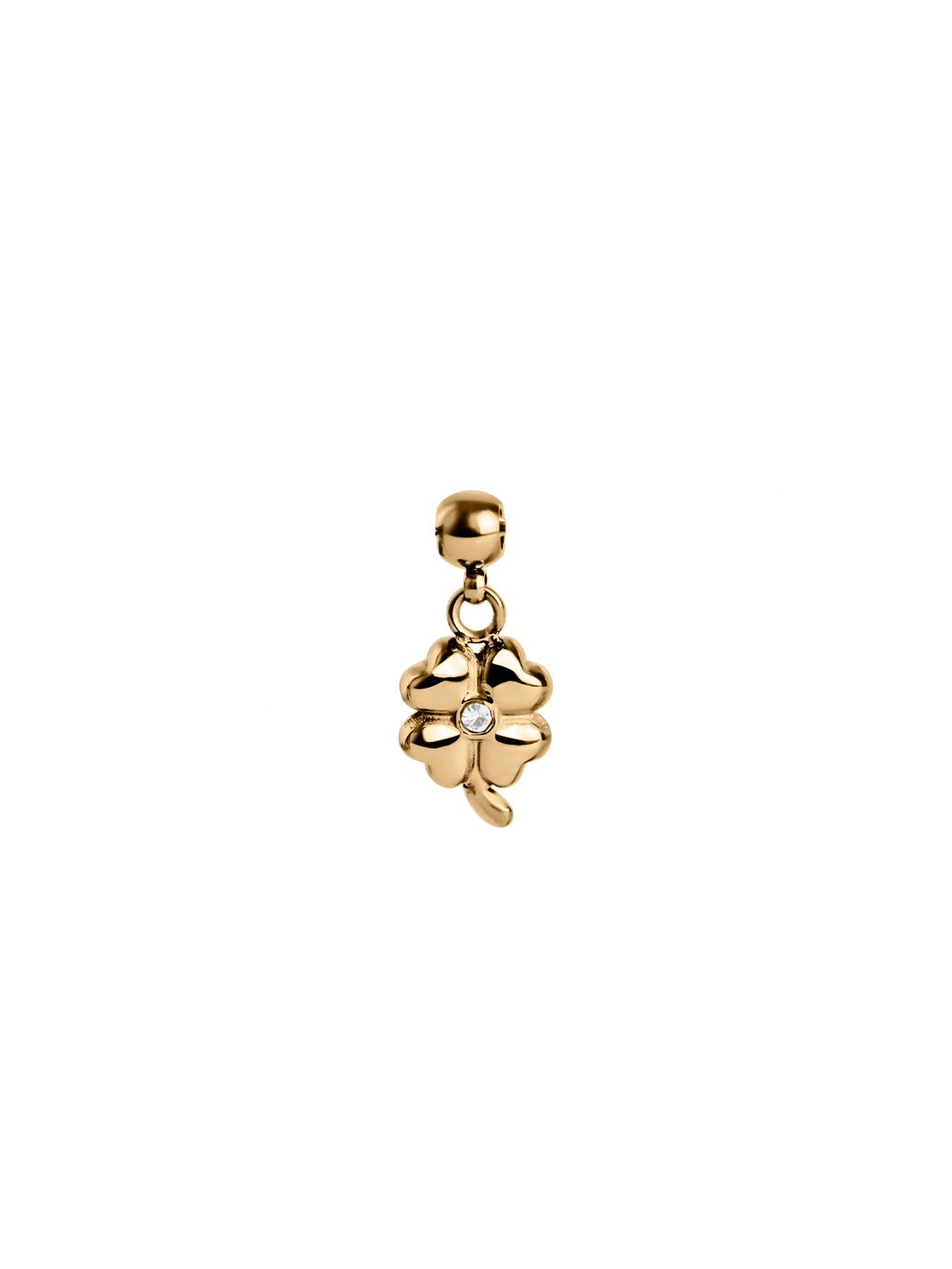 clover charm Waterproof 18k gold PVD plated steel