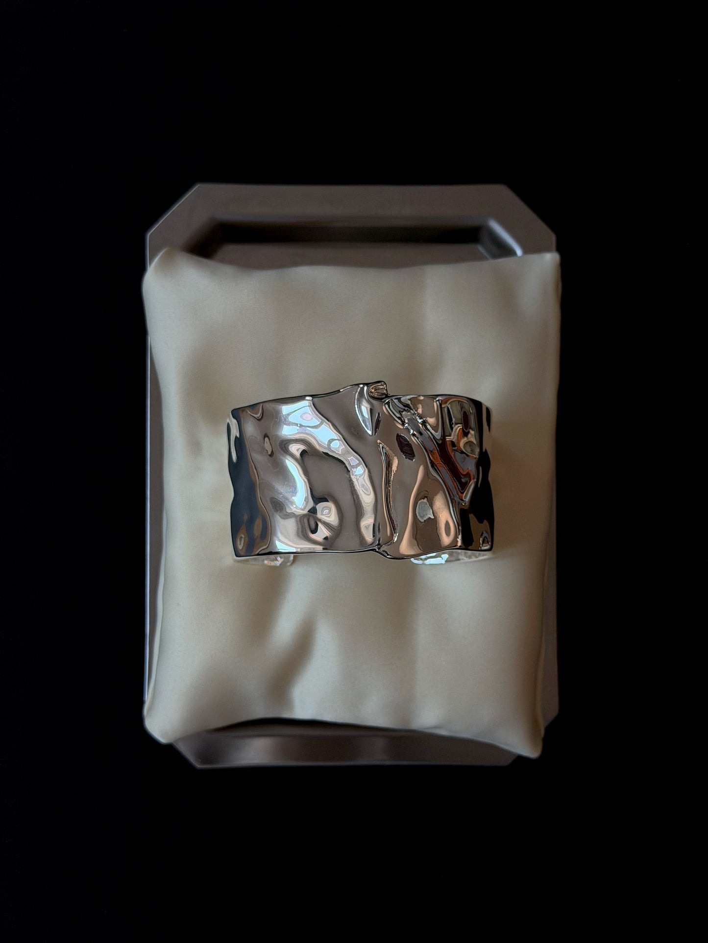 Dune Cuff Bracelet Silver