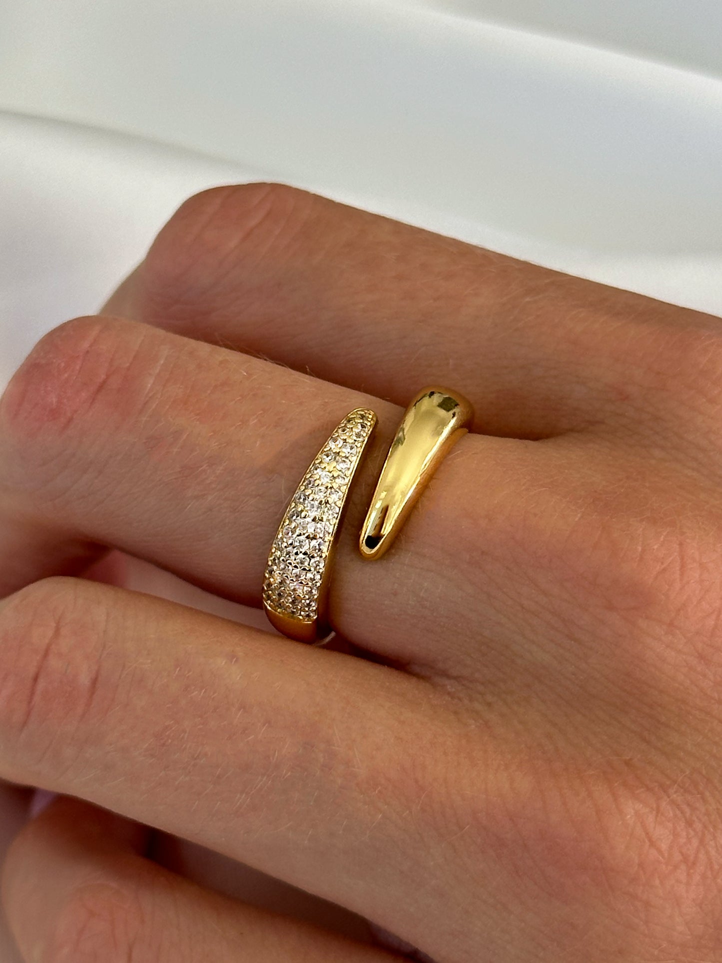 Duo Zirconia Ring