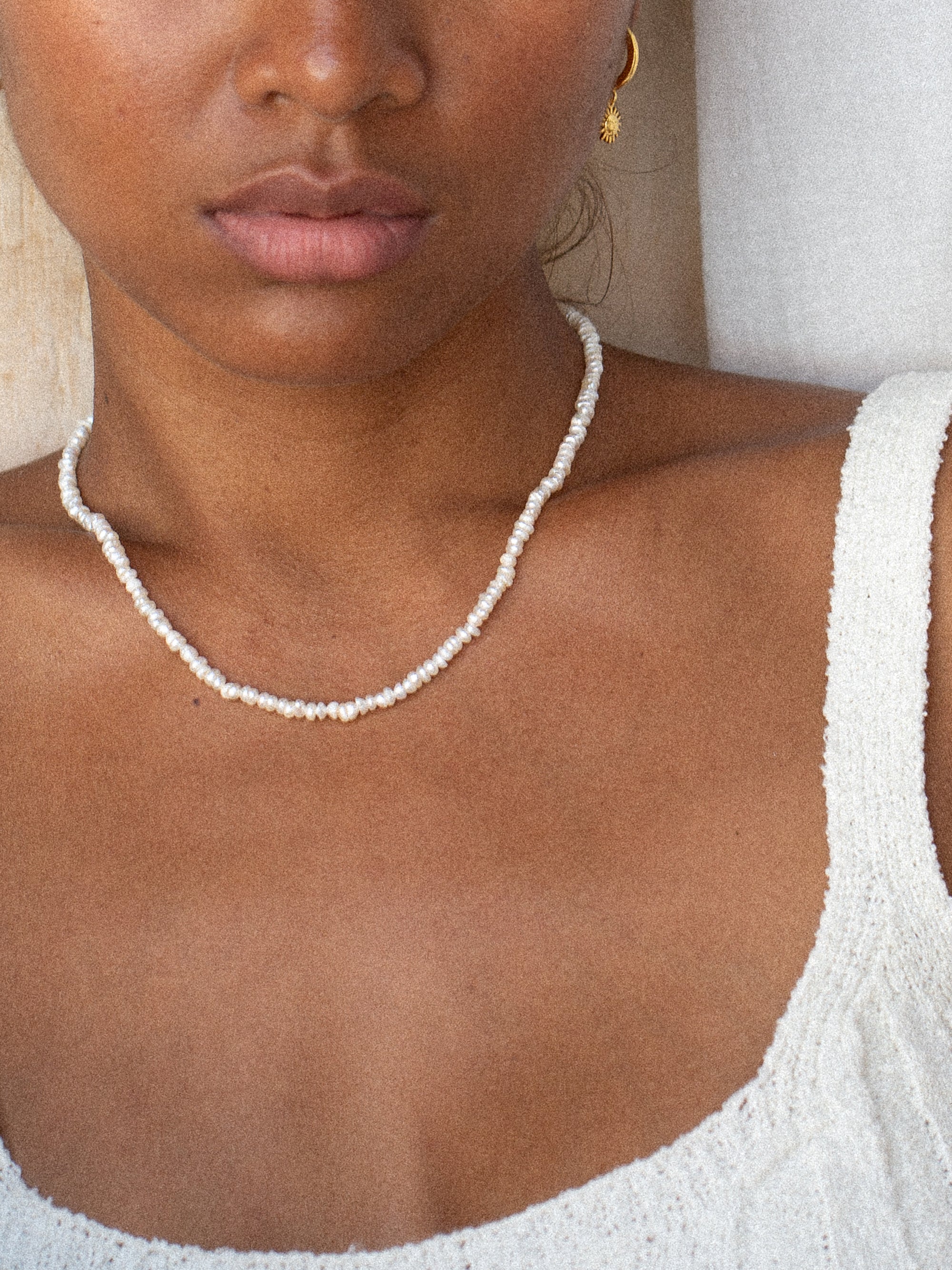 necklace made of freshwater pearls