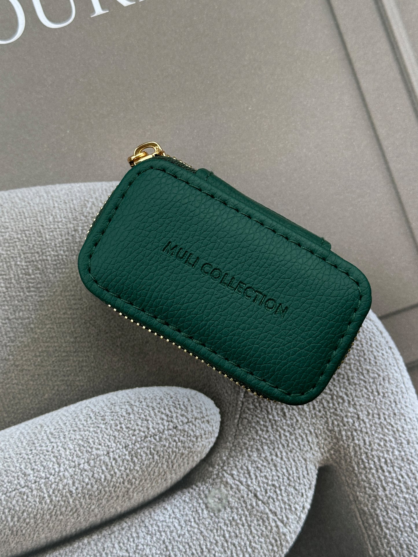 Mini Jewelry Case Green