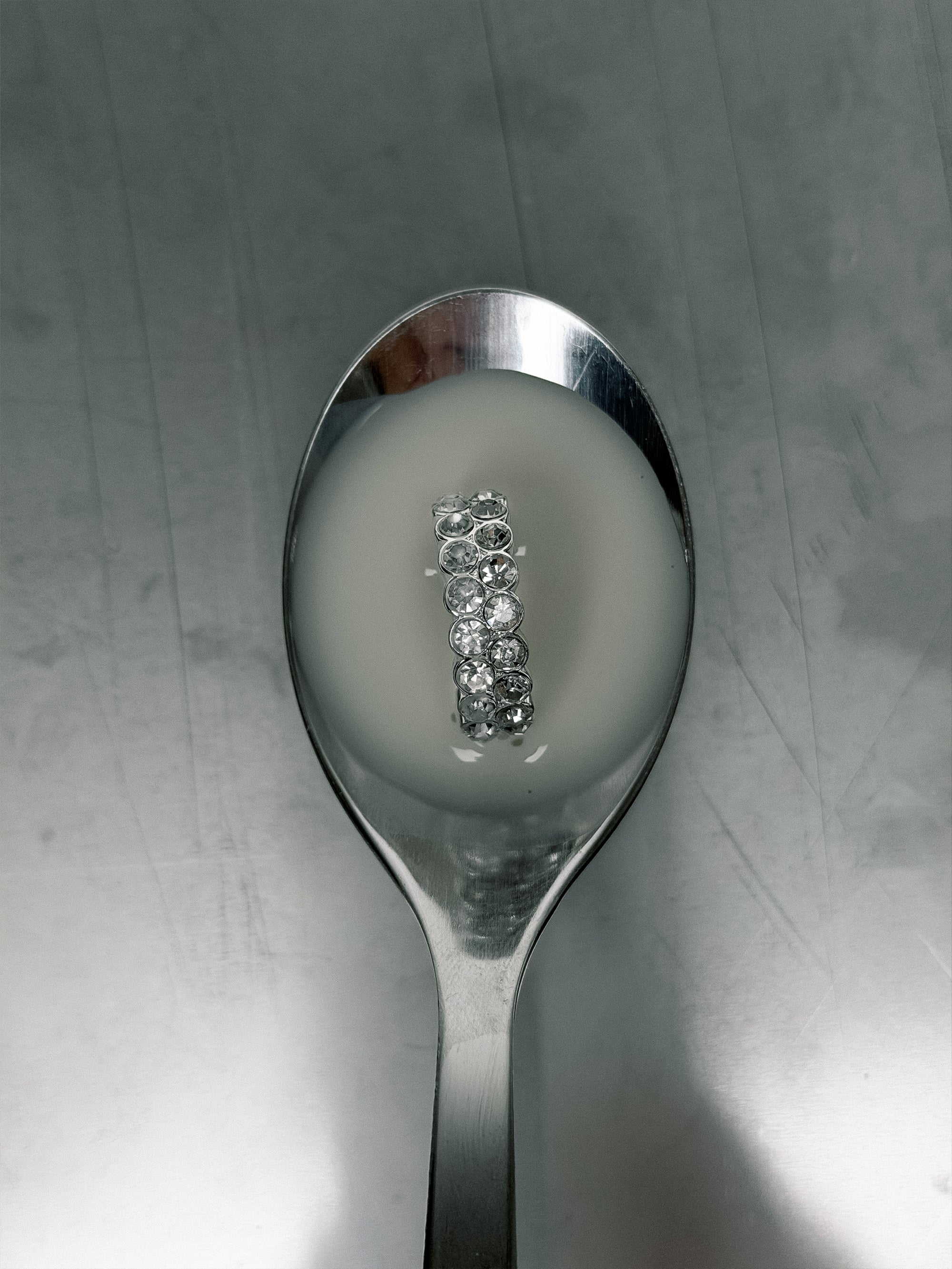 lotus duo ring 925 silver plated brass