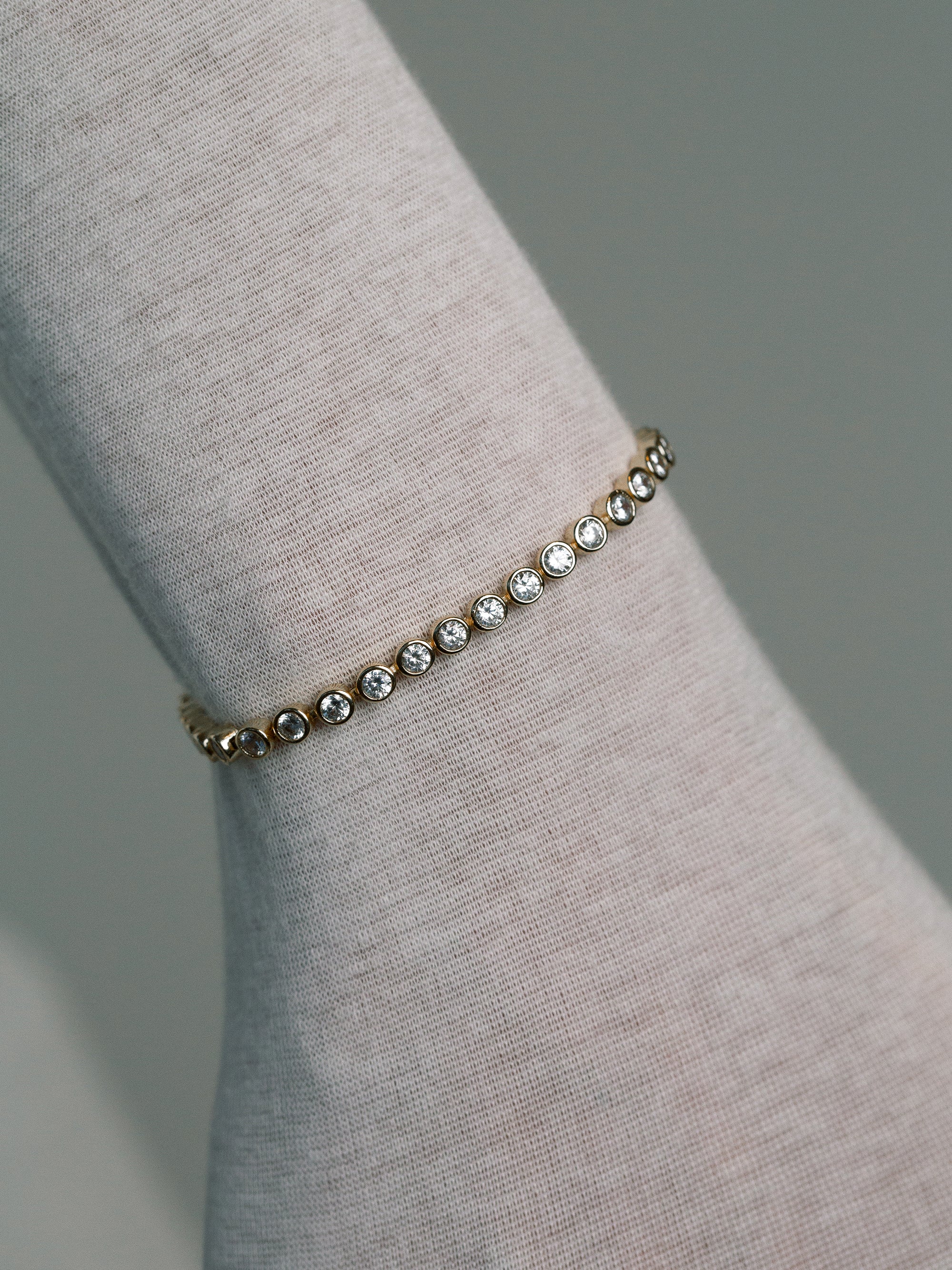 lotus bracelet 18k gold plated brass